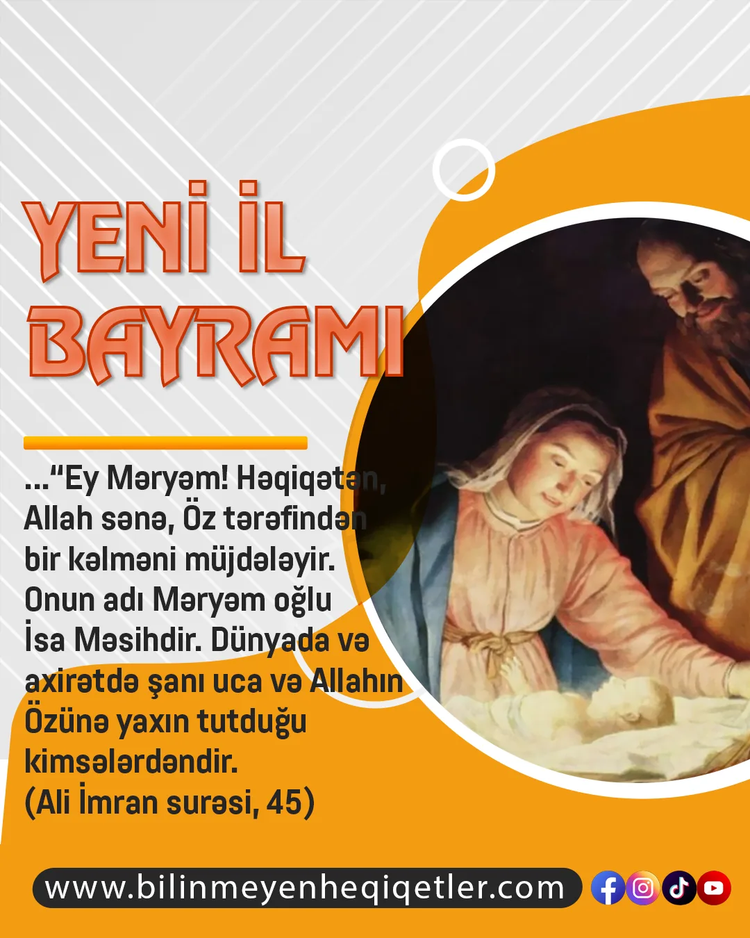 2023-Ün son gününü yaşayarkən, dünyanın, ən çox da islam ölkələrinin sülhə, sevgiyə və hüzura