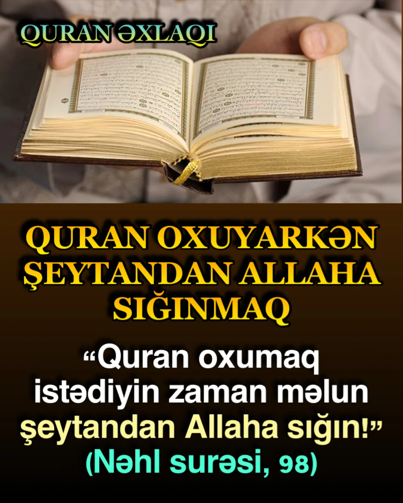 Allah bir sınaq olaraq şeytanı insanların düşüncələrinə gizli təlqinlər edən xüsusiyyətdə