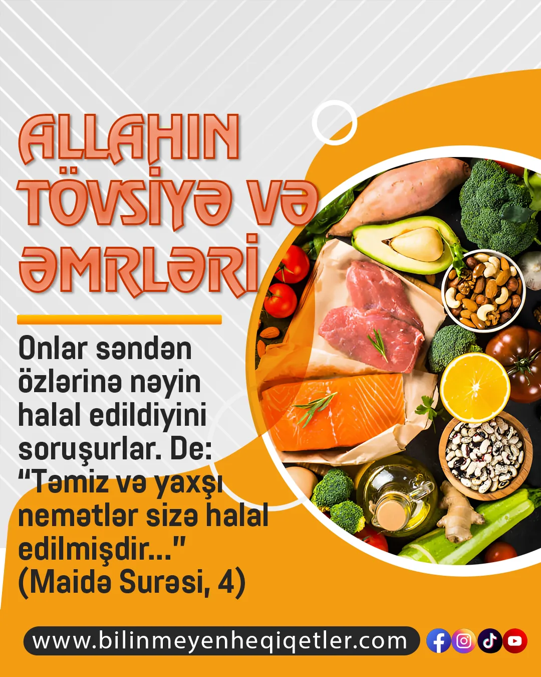Allah Quranda bildirdiyi hökmləri hər şərait və mühitdə, hər insanın rahatlıqla tətbiq edə