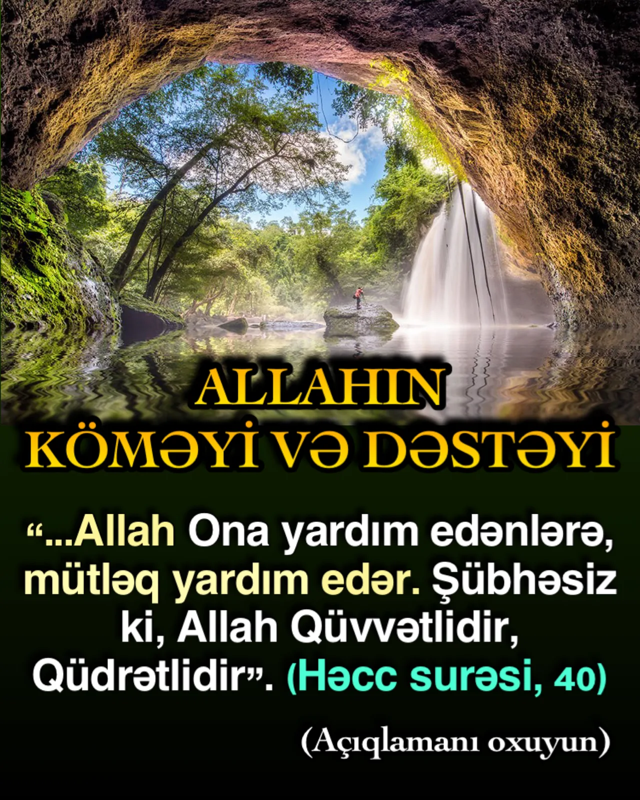 Allah Quranda, “Ey iman gətirənlər!