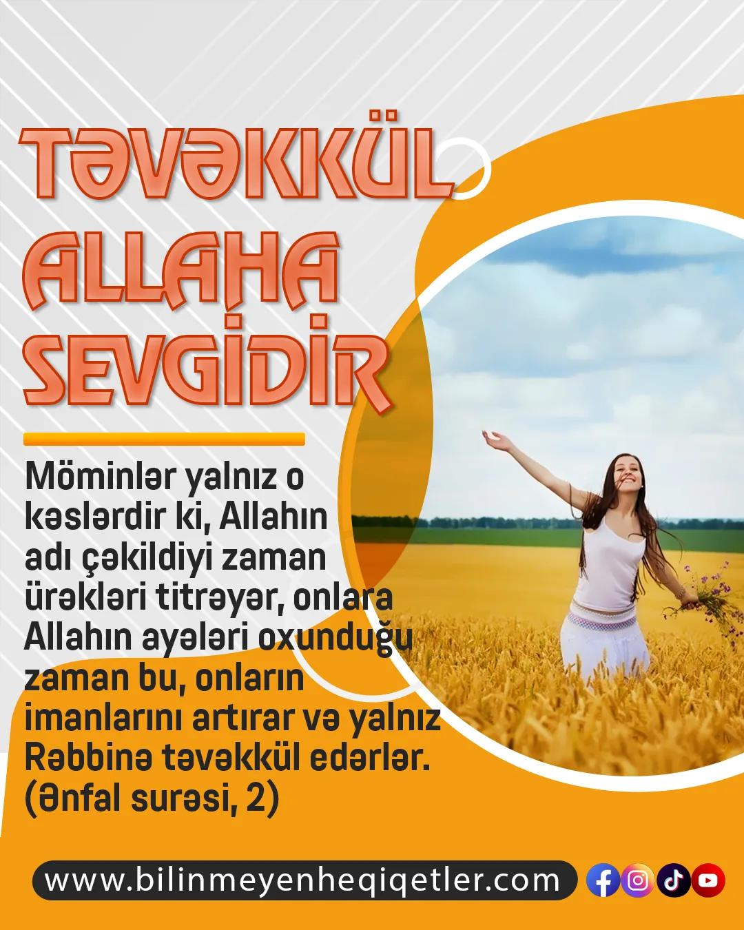 Allaha dərin hörmətlə tam boyun əymək lazımdır