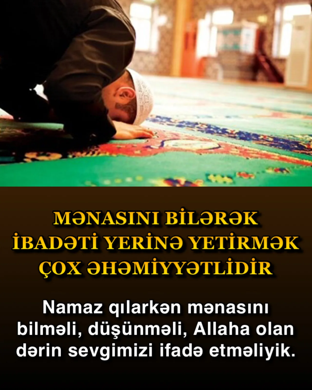 Allaha ibadət