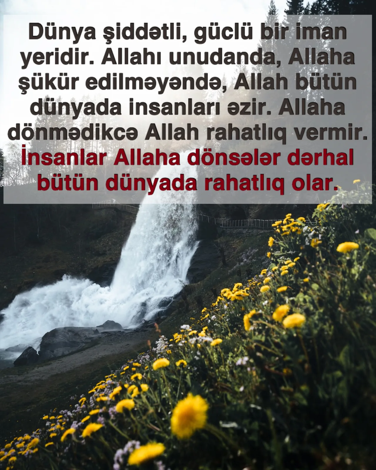 Allaha iman və təslim olmaq