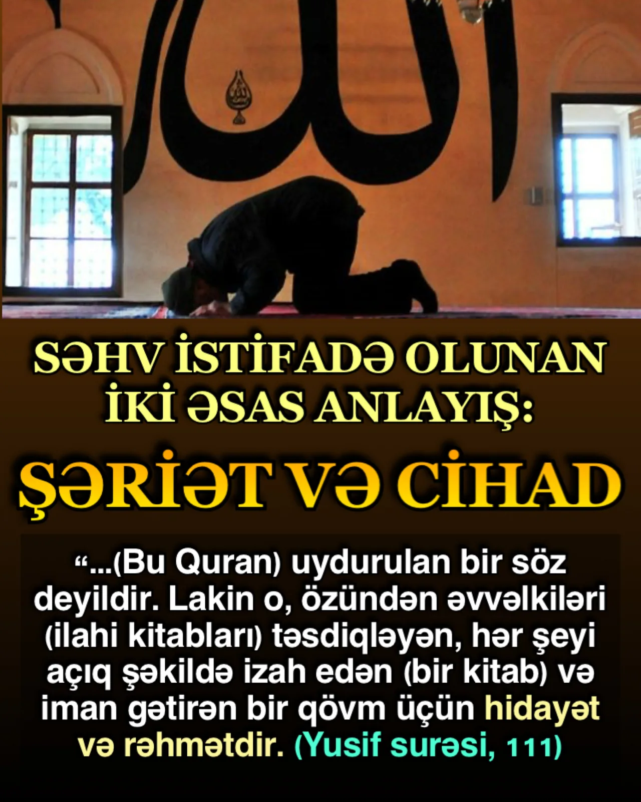 Quranı kifayət hesab etməyənlər