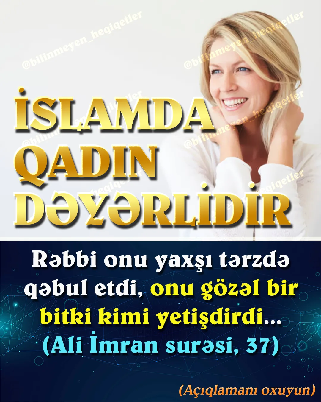 Allahın bütün bəşəriyyət üçün xilaskar olaraq göndərdiyi mübarək Peyğəmbərimiz hz