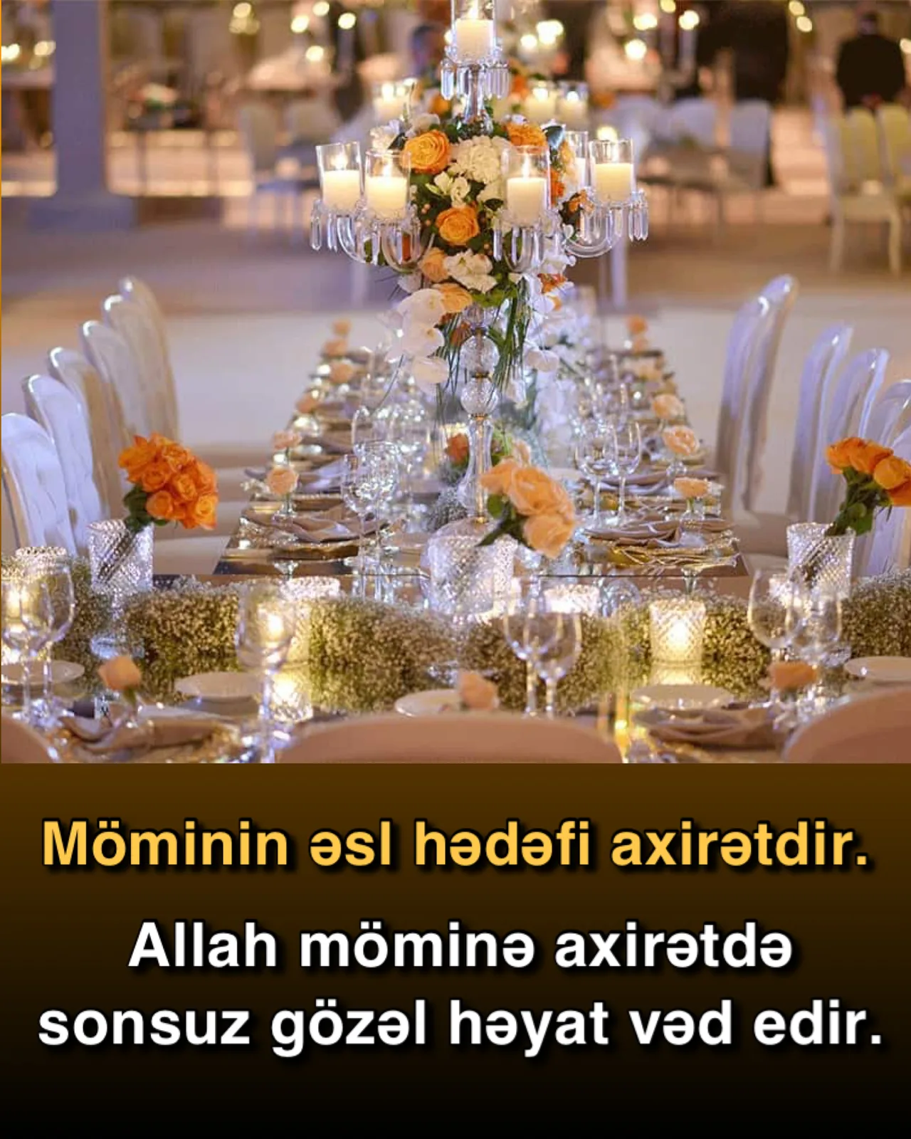 Axirət həyatı əsl həyatdır