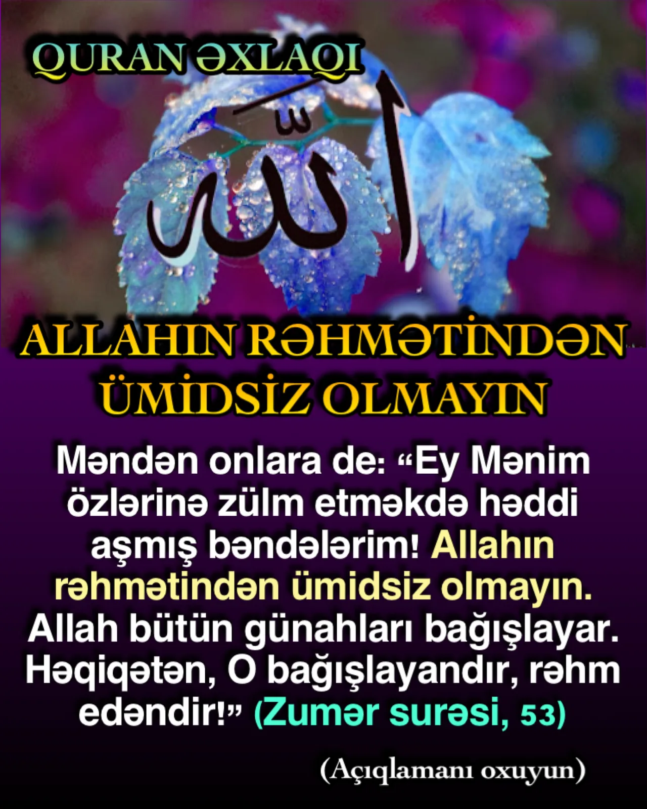 Ayədə bildirildiyi kimi, insanlar bəzən bilərəkdən və ya bilməyərəkdən səhvlər edirlər