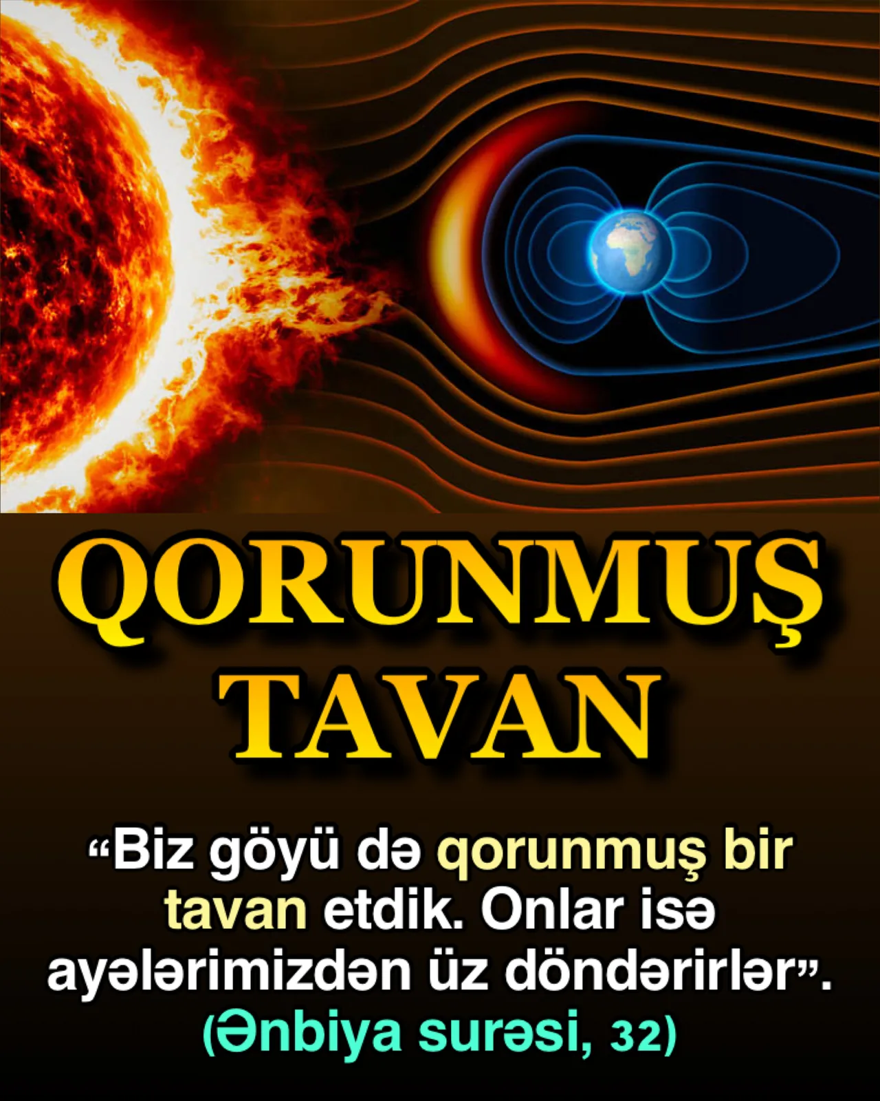 Ayədə bildirilən göy üzünün bu xüsusiyyəti XX əsrdəki elmi tədqiqatlarla sübut edilmişdir