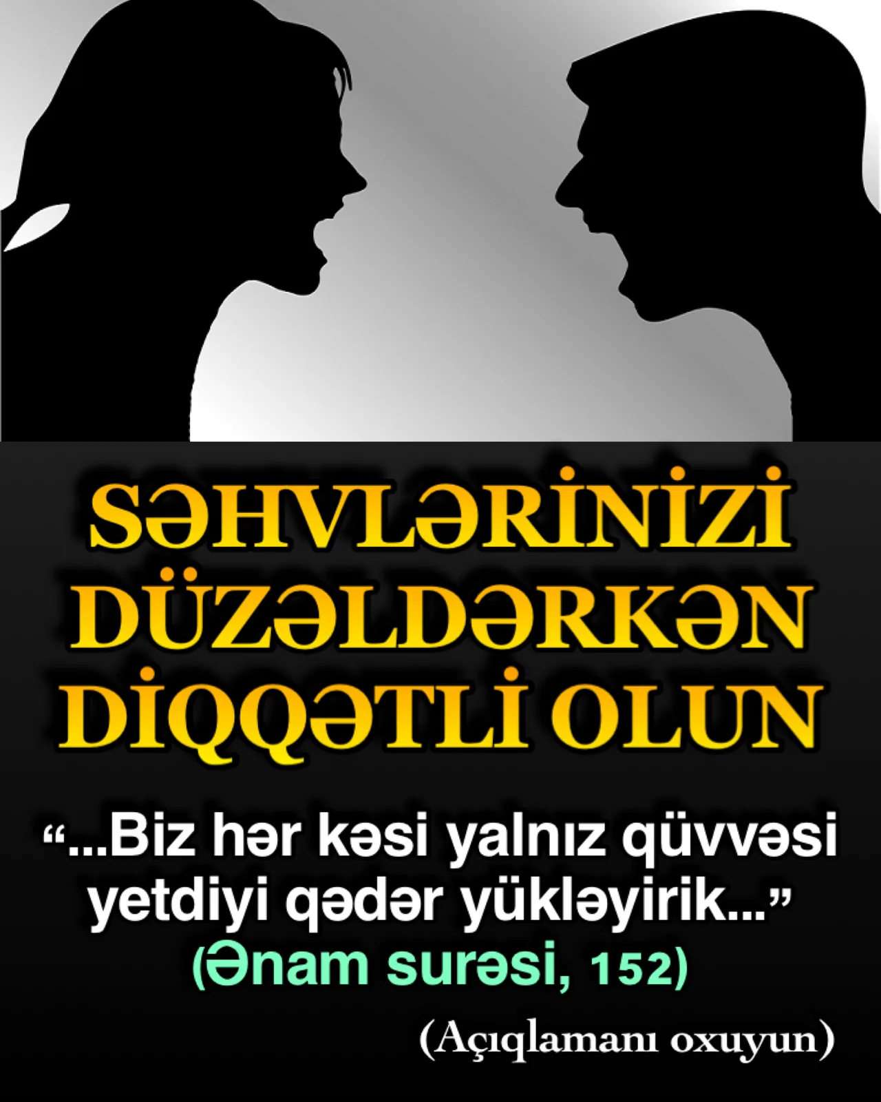 Bəzən insanlar mənfi cəhətlərini düzəltmək üçün səy göstərirlər