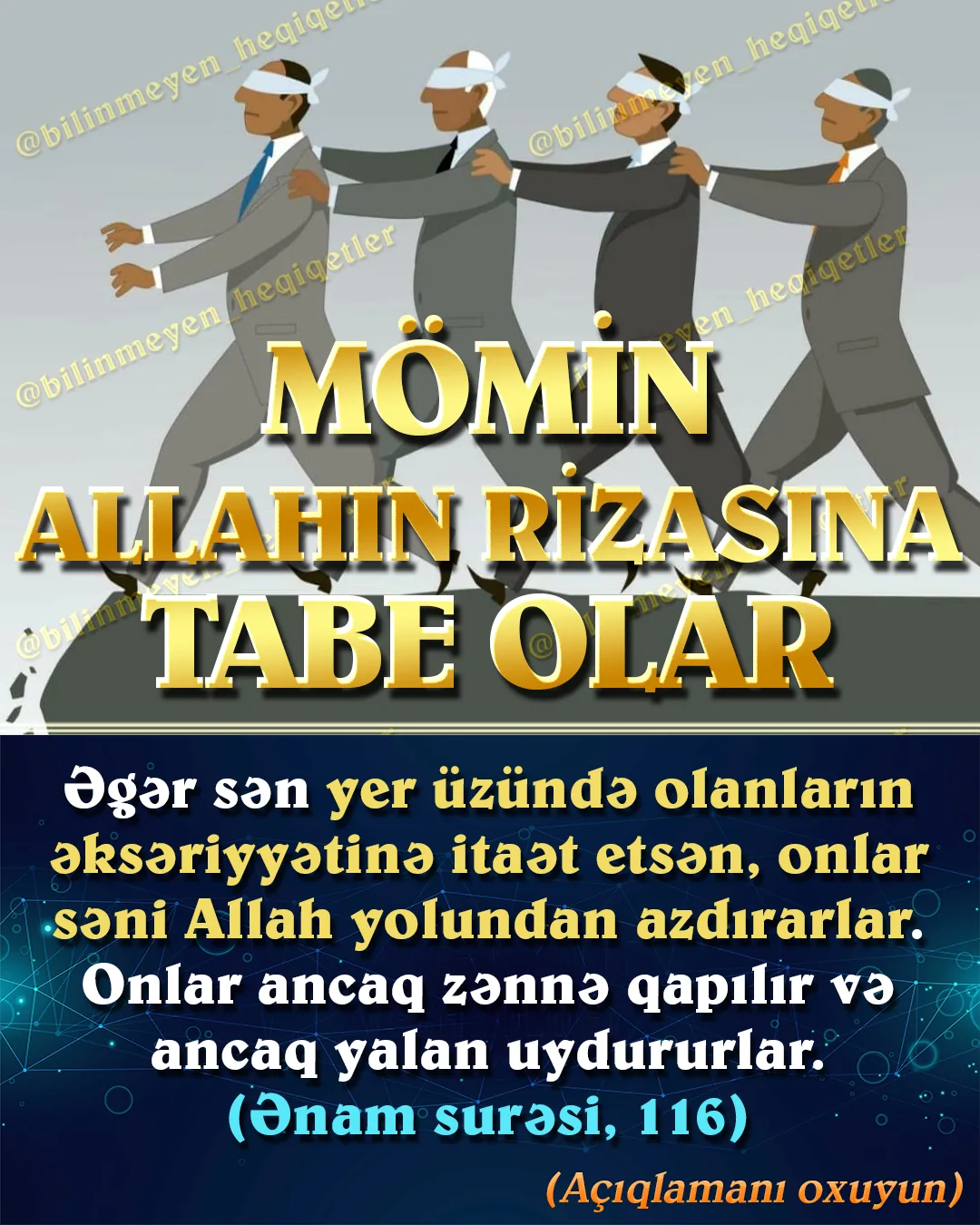 Bəzi insanlar özləri kimi səhv düşüncədə olan digər insanların varlığını irəli sürərək