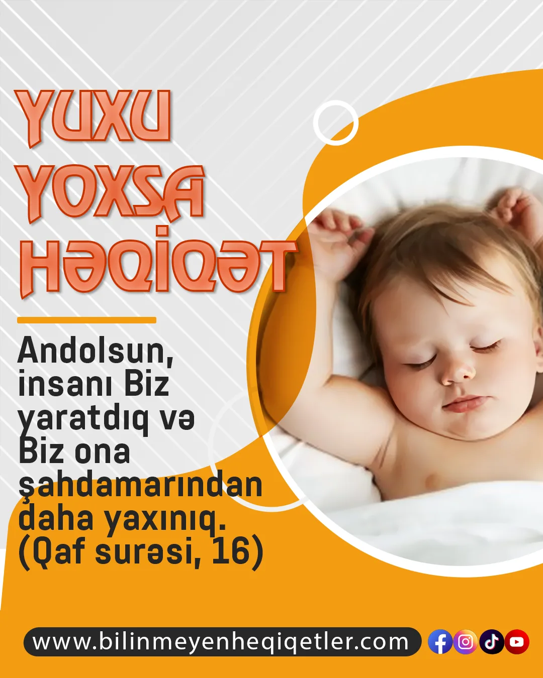 Bilindiyi kimi, insanlar yuxuda çox dəqiq və həqiqətə oxşar görüntülər görür, cürbəcür qoxular