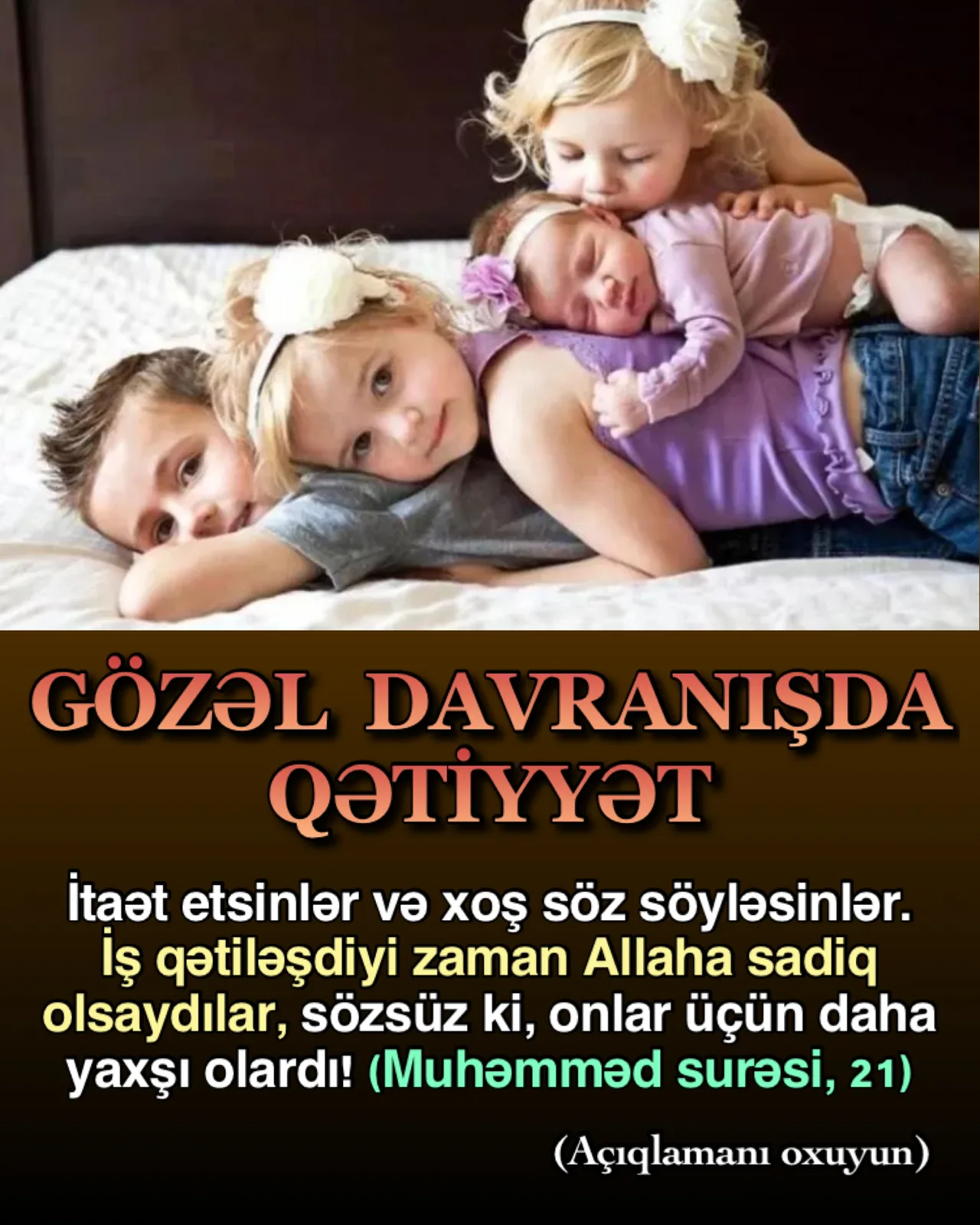 Bir çox insana məxsus olan mühüm bir xüsusiyyət var: Danışanda ən gözəl sözləri söyləyər, ən