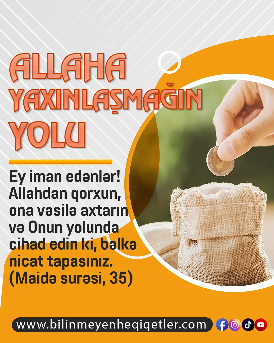 Bir müsəlman üçün heç bir şey, Allahın razılığından və Onun sevgisini qazanmaqdan daha üstün