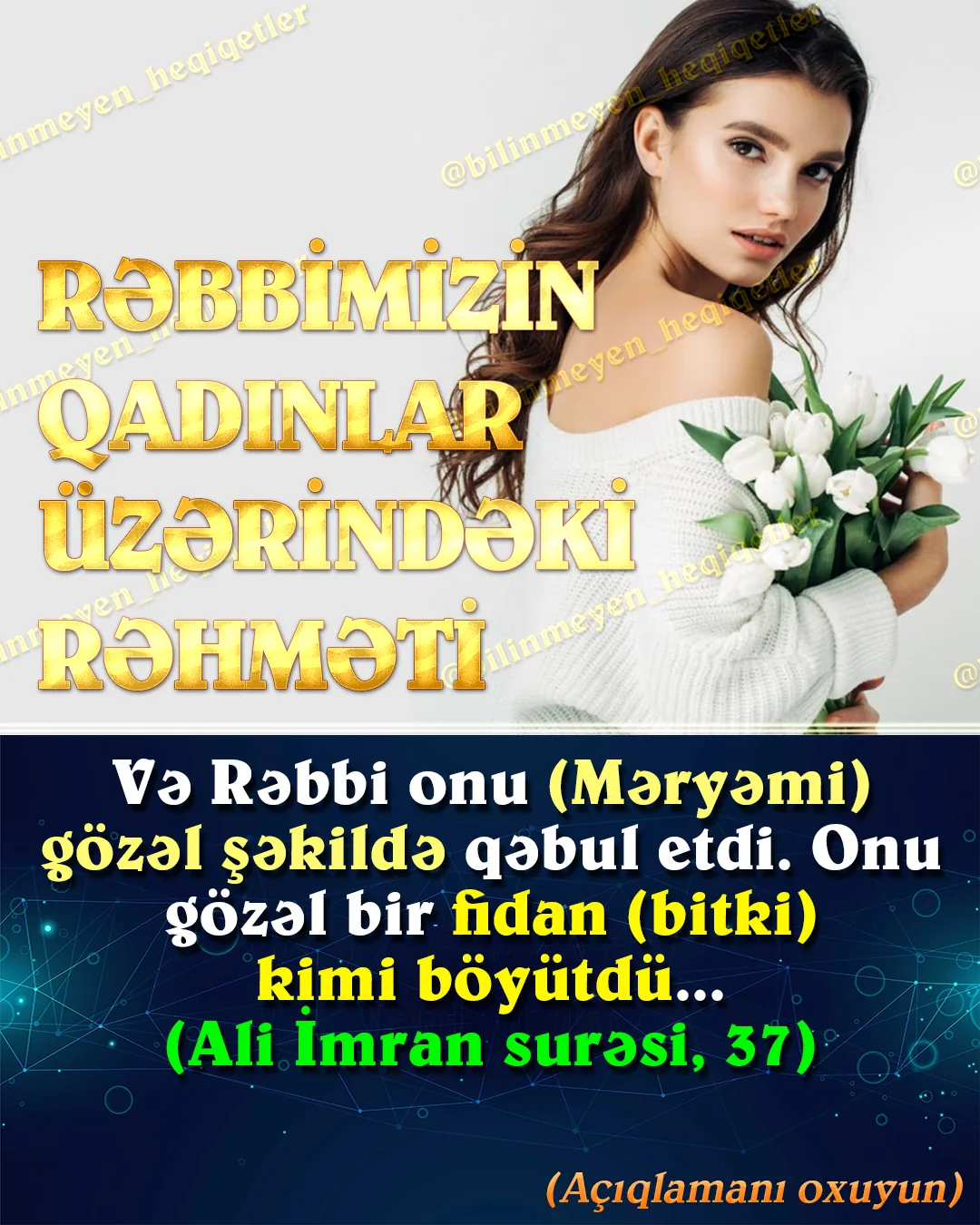 ...Biz onlara Zikri (Quranı) gətirdik
