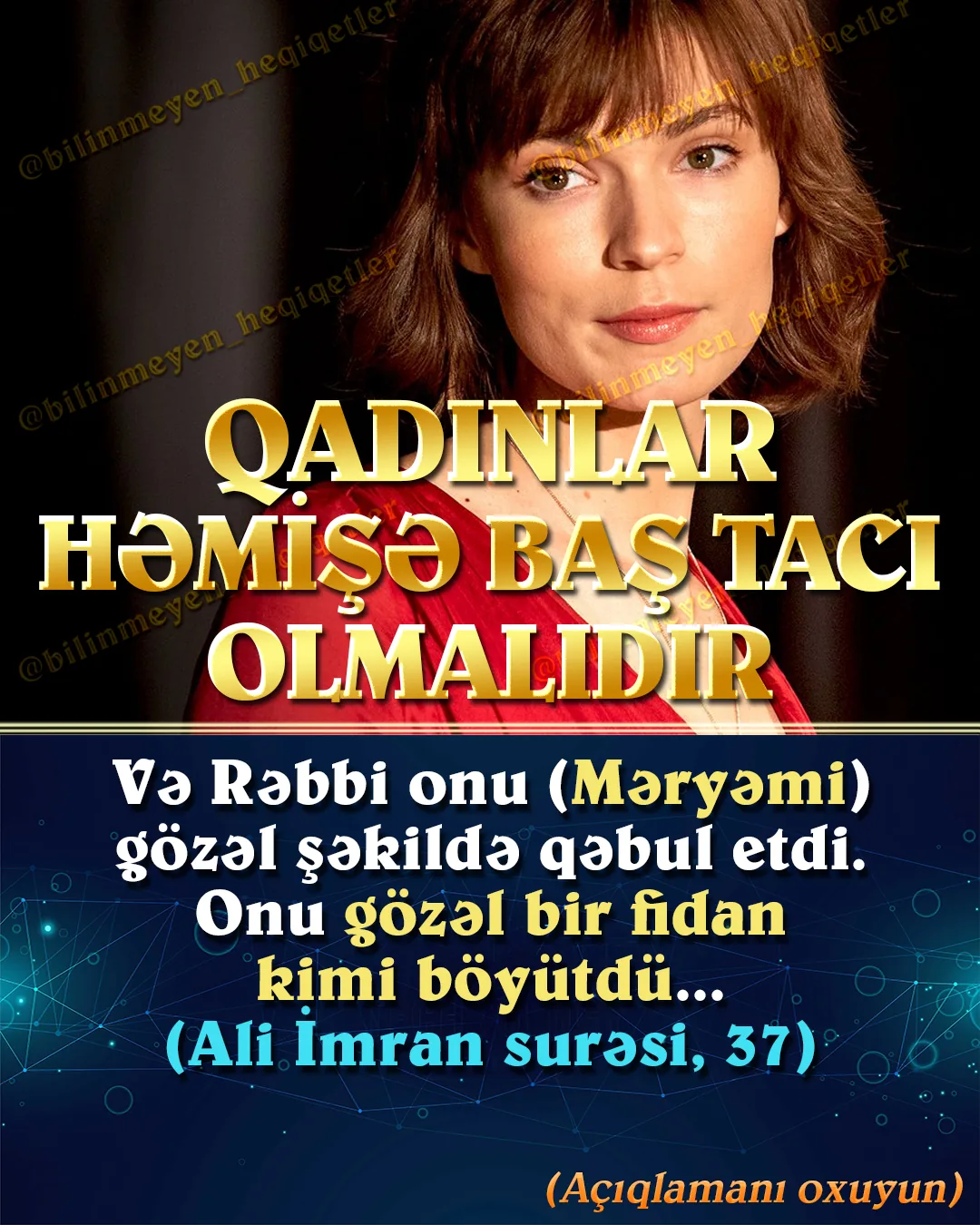 Bu gün dünyada yaşayan qadınların yarısı həyat yoldaşı tərəfindən zorakılığa məruz qalır