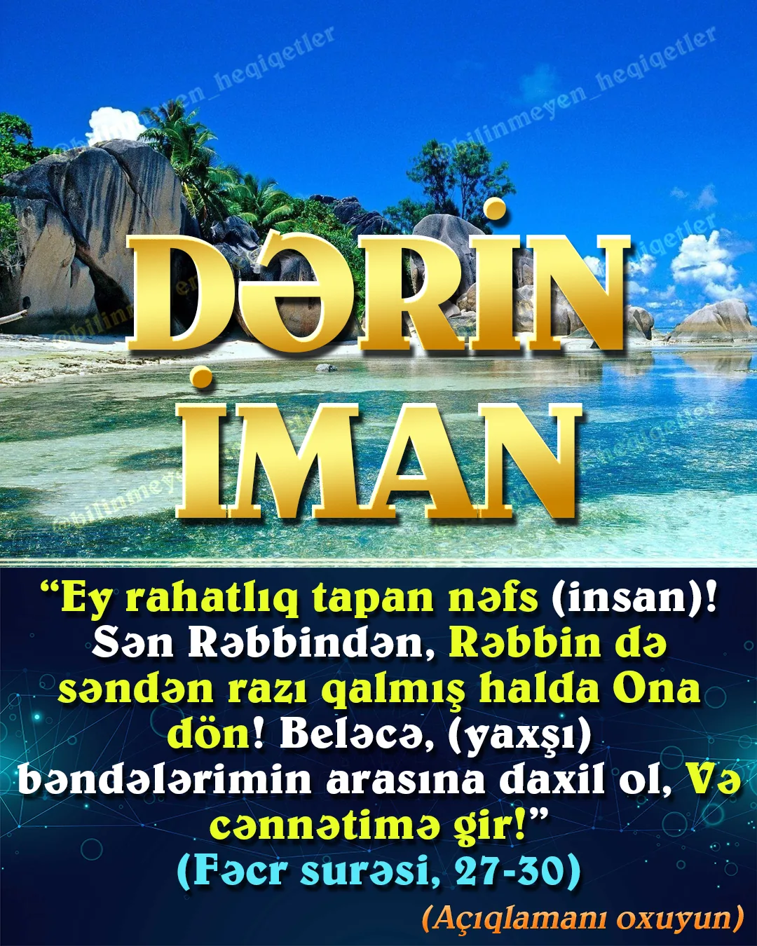 Bu həyatı ciddi qəbul edən nə qədər də çox insan var ətrafımızda