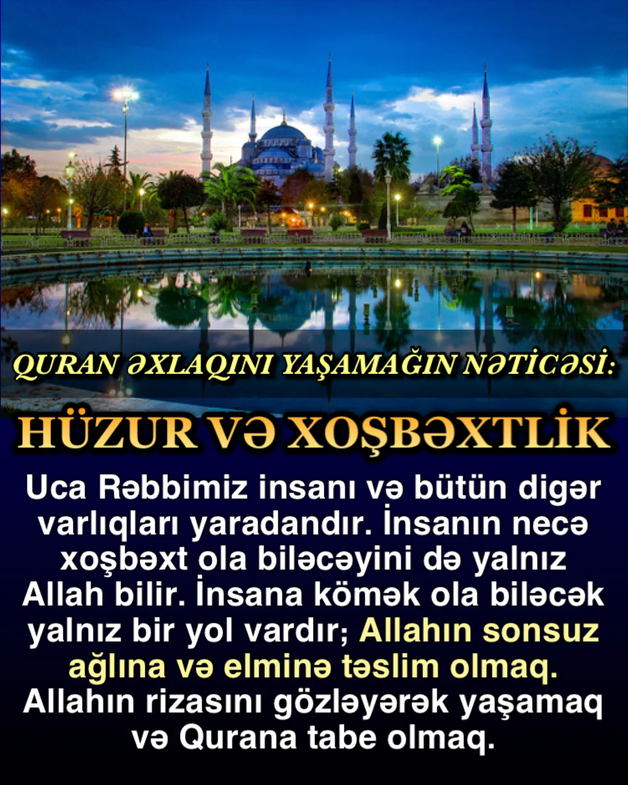 Cahil xarakterin xoşbəxtliyə mane olması