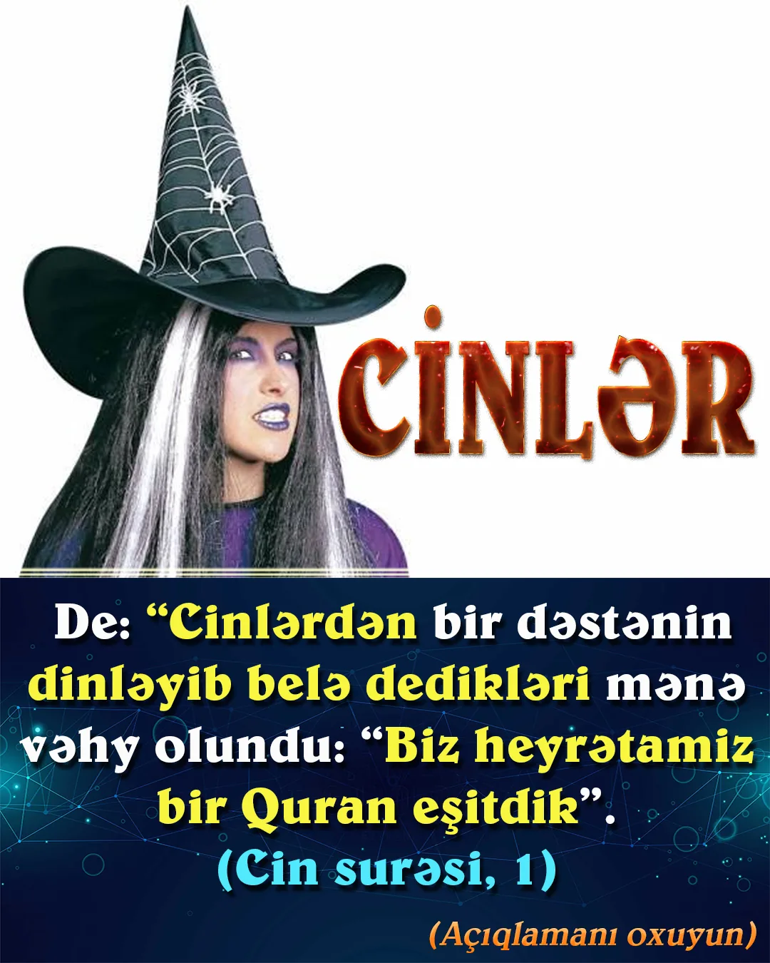 Cinlər, adətən, insanları narahat etmək istəmirlər