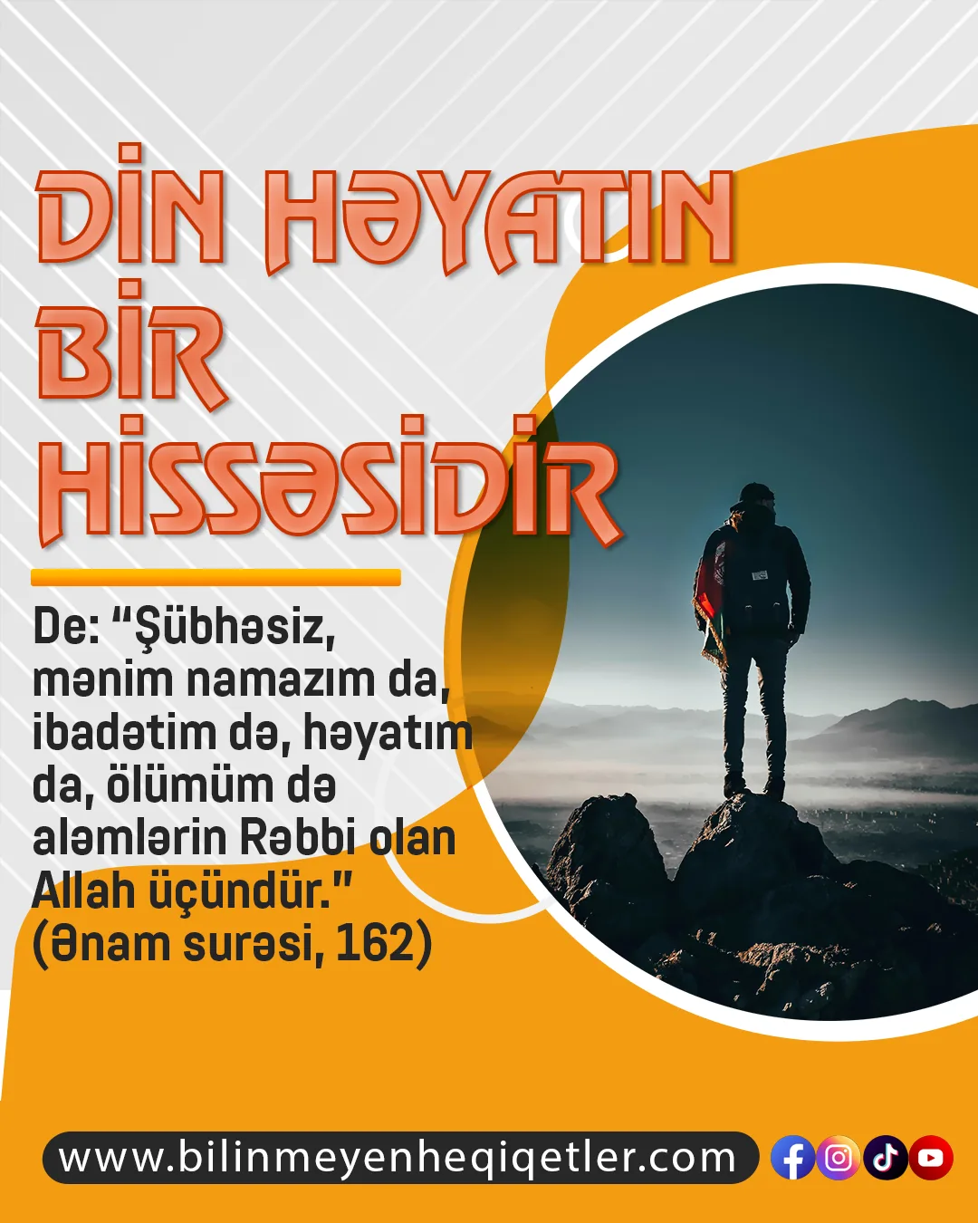 Din həyatın bir hissəsidir
