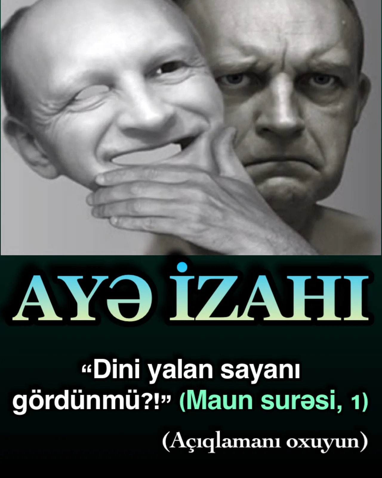 Dini yalan sayanı gördünmü?”
