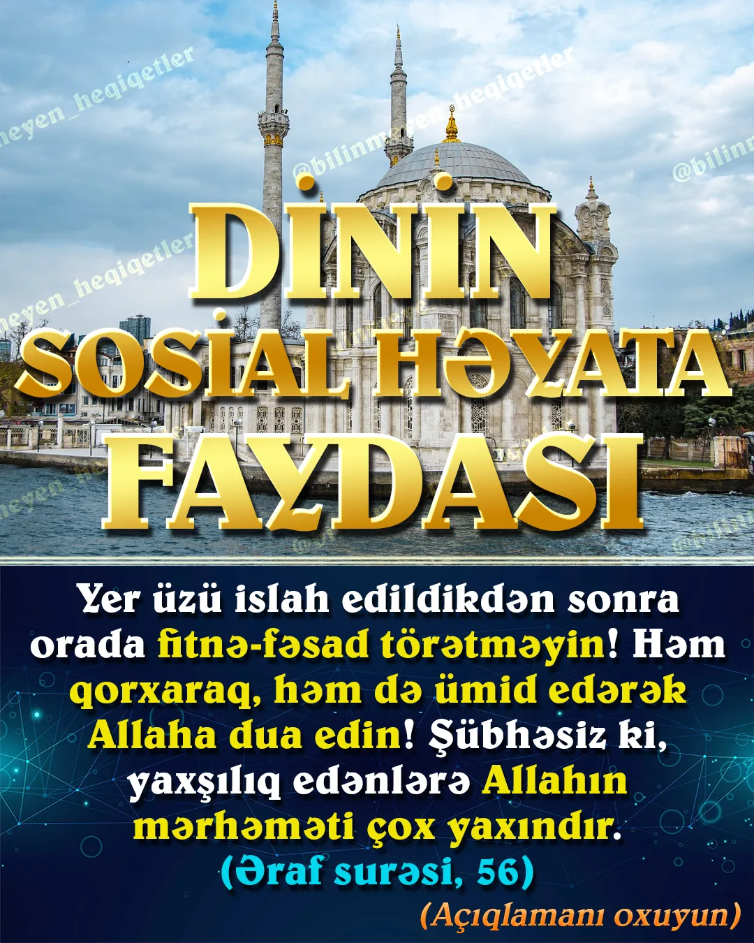 Dinsiz mühitdə, əvvəla, ailə məfhumu aradan qalxır