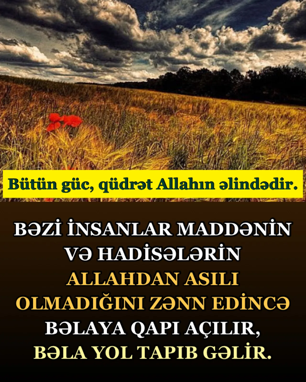 Diqqətini Allaha yönəltmək