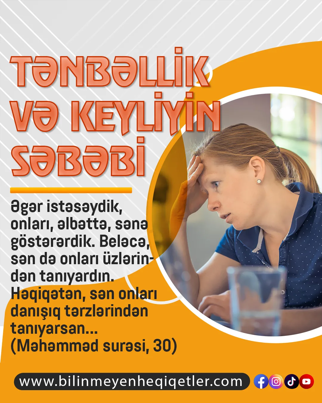 Donuq və səssiz xarakterə bürünərək pisliyin gizli dili ilə ətrafındakı insanlara mesajlar