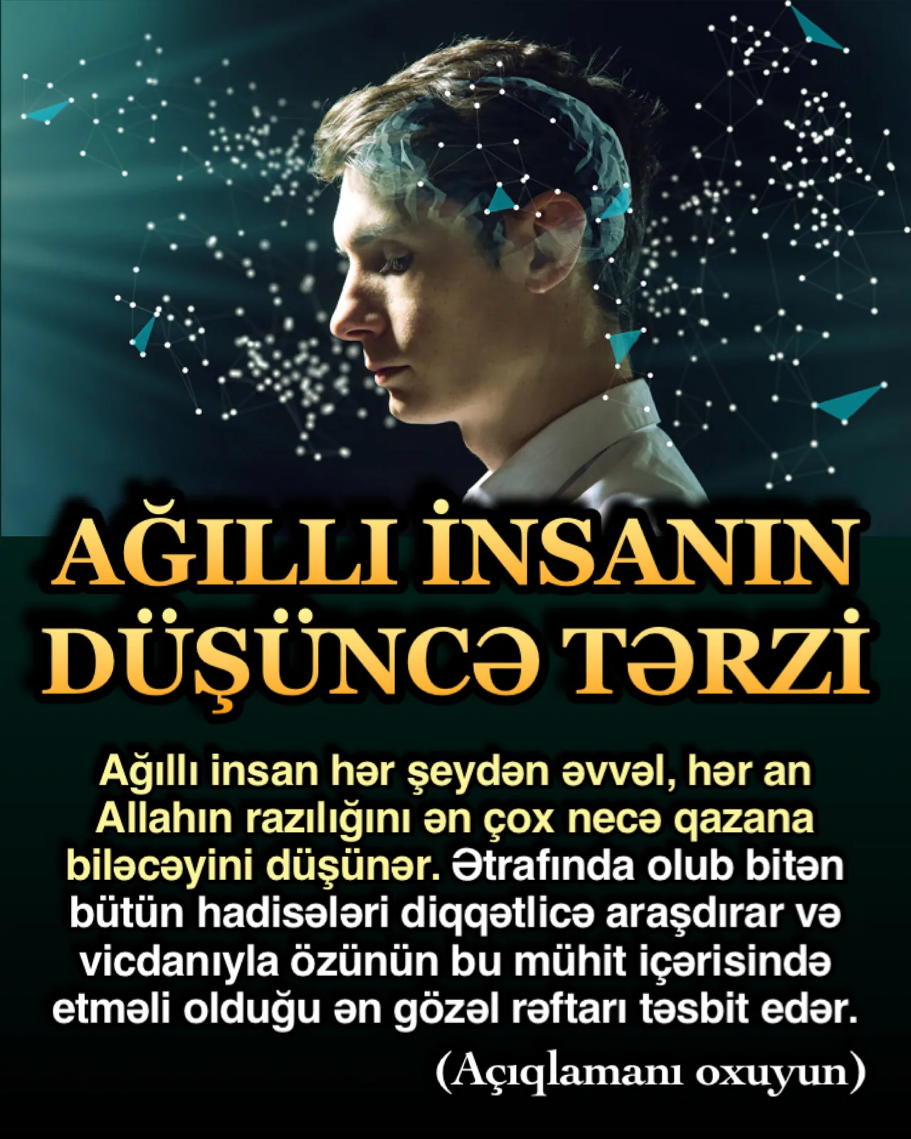 Düşüncələrinə heç bir sərhəd qoymadığı üçün hər zaman sadə ancaq bununla yanaşı son dərəcə