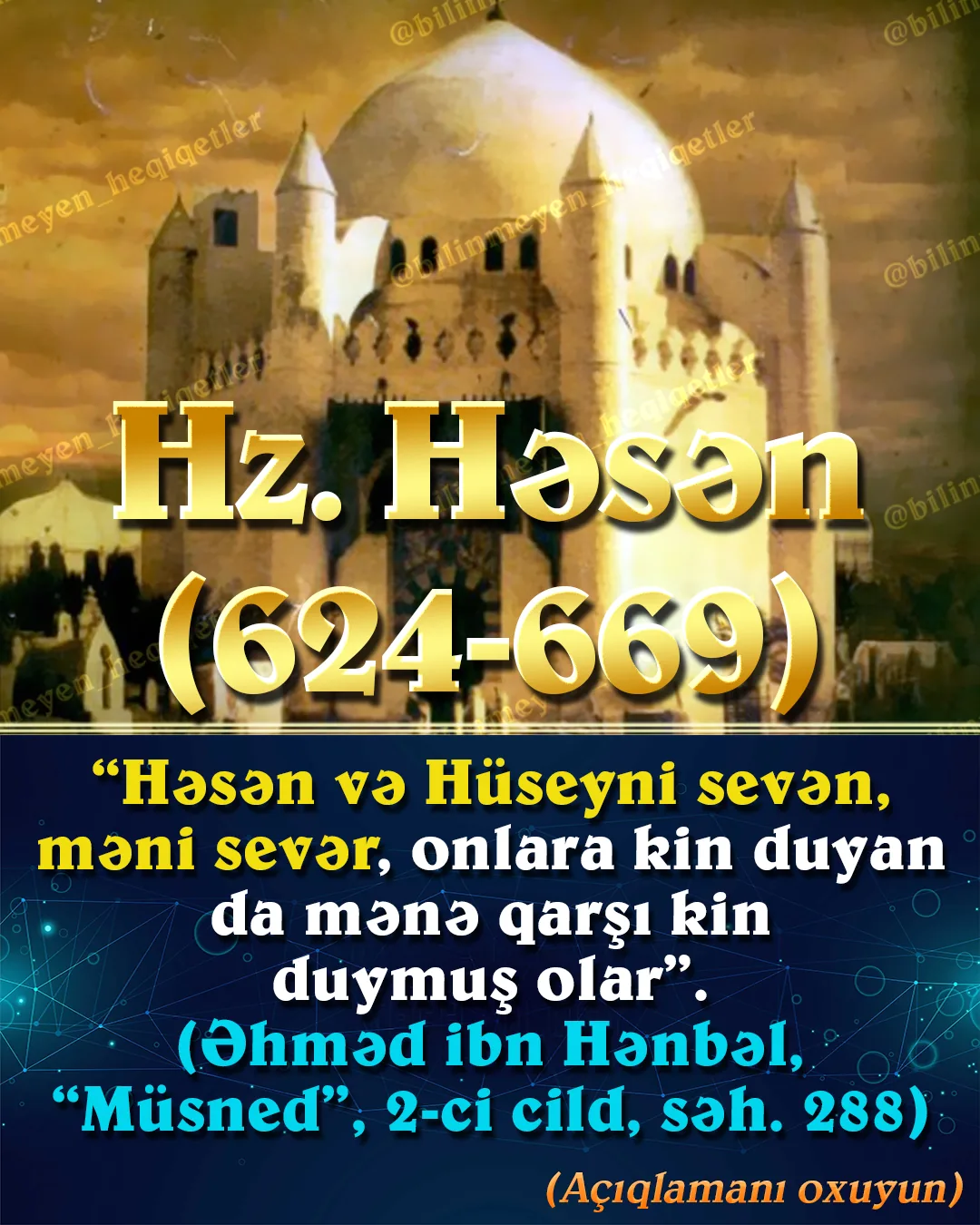 Əhli-beytdən olan hz