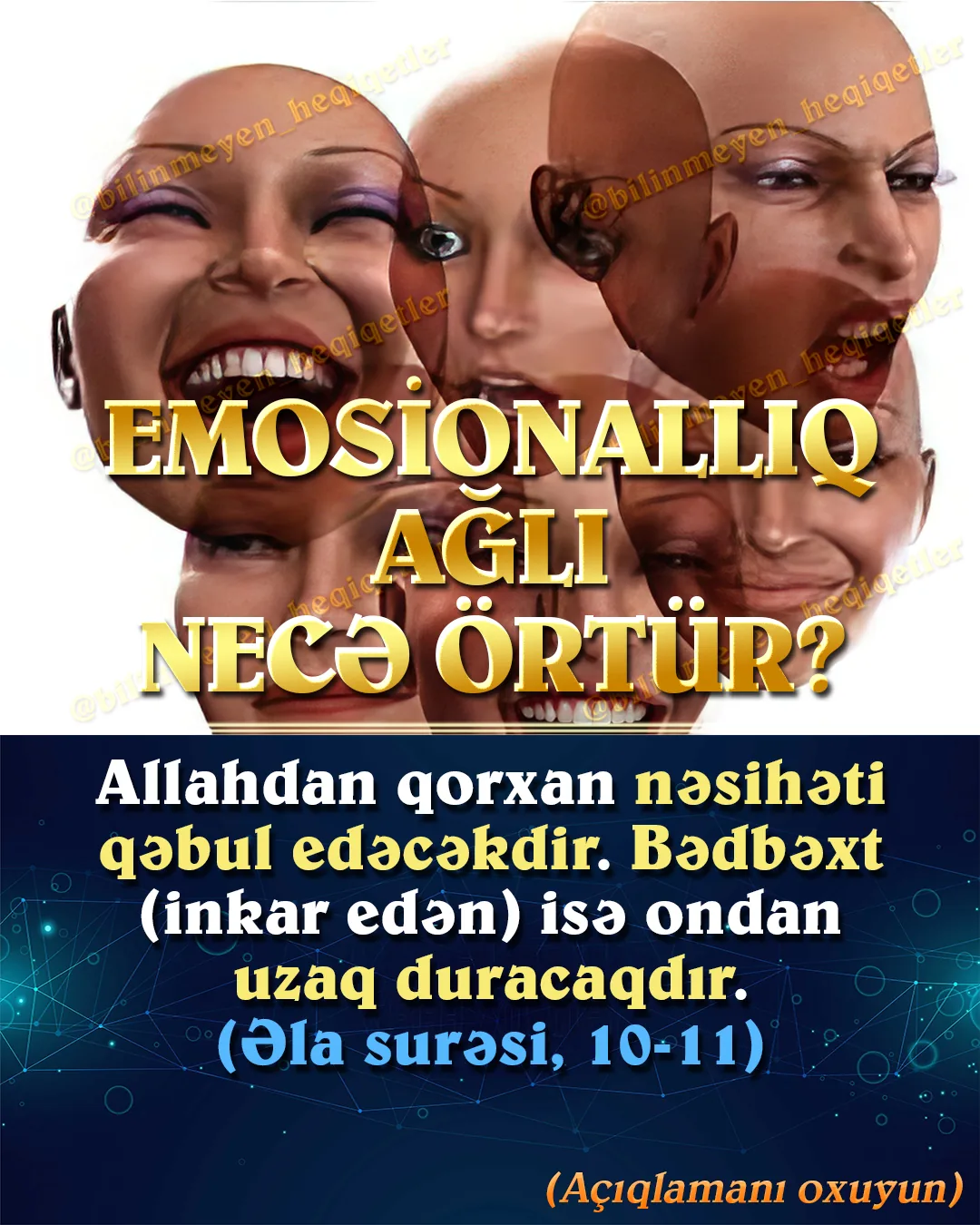 Əlbəttə hər insan, sevgi, şəfqət, mərhəmət, qorxu kimi duyğularla birlikdə yaradılmışdır