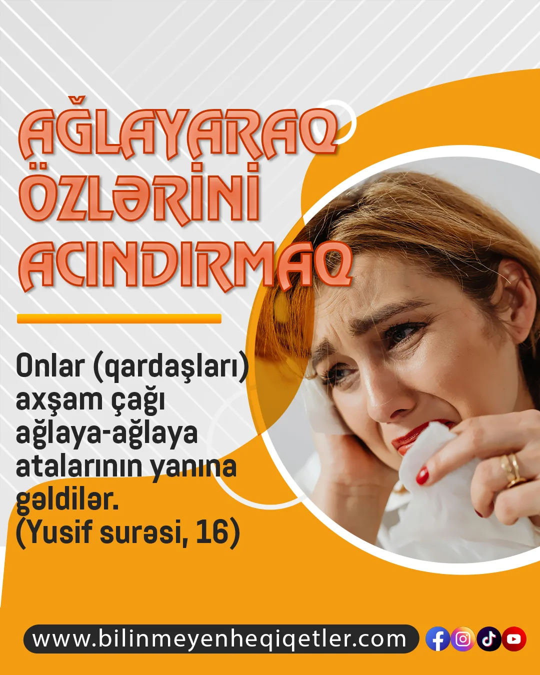 Ağlayaraq özlərini acındırmaq