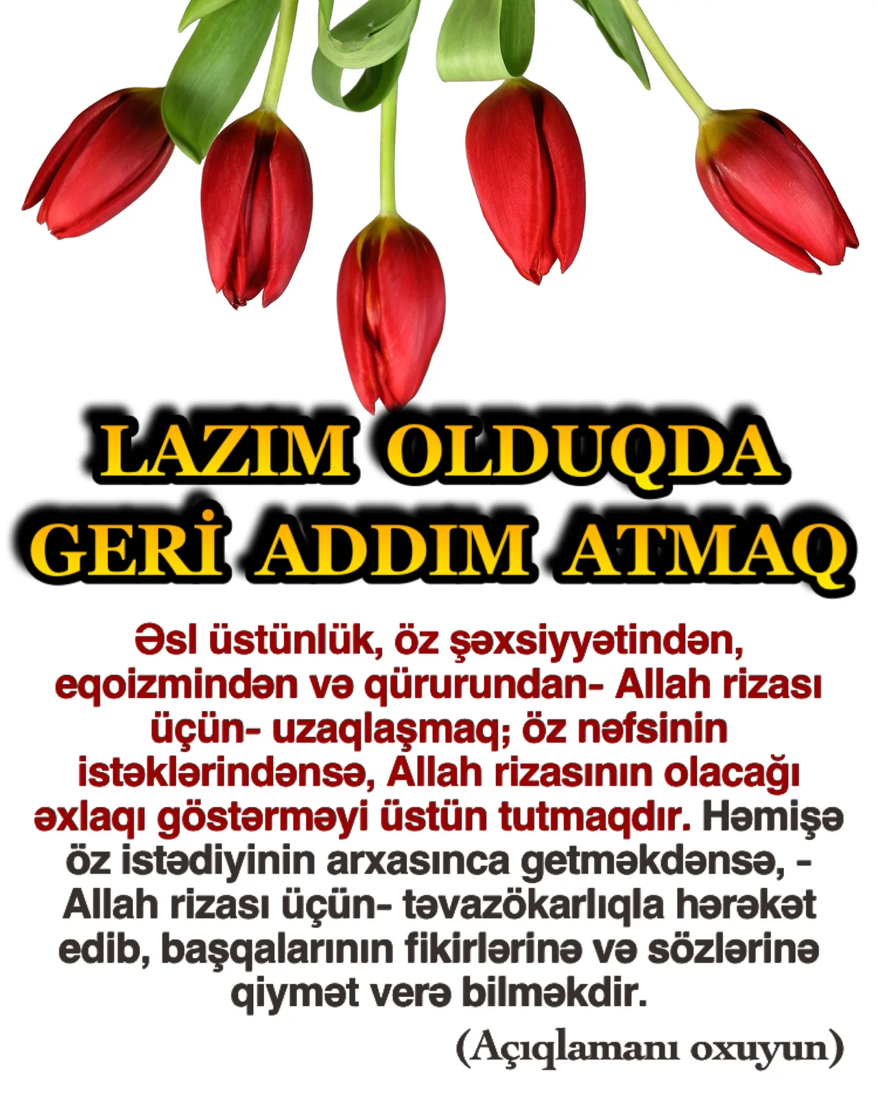 Ən başlıcası insanlar arasında “verdiyi sözə əməl edən” insan olması əsasdır