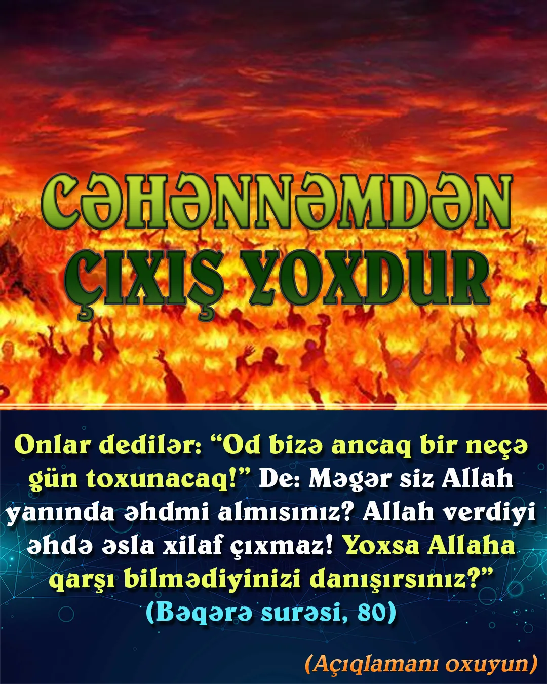 Fantastik nağıl həvəskarı olan hədisçilər özlərindən daha bir məsələ uydurublar