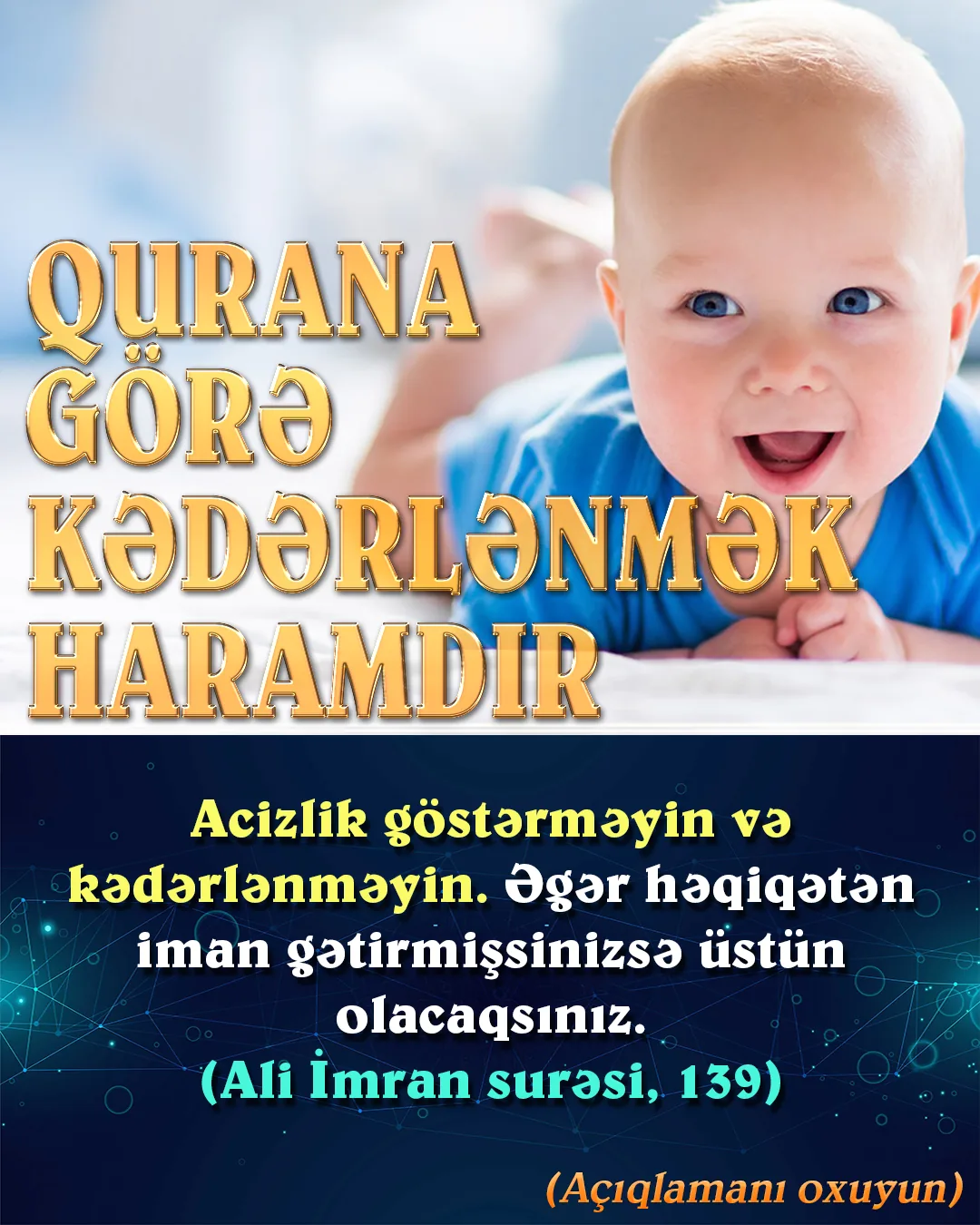 Göründüyü kimi, Quranda bədbəxtlik inkarçılara yaraşdırılmışdır