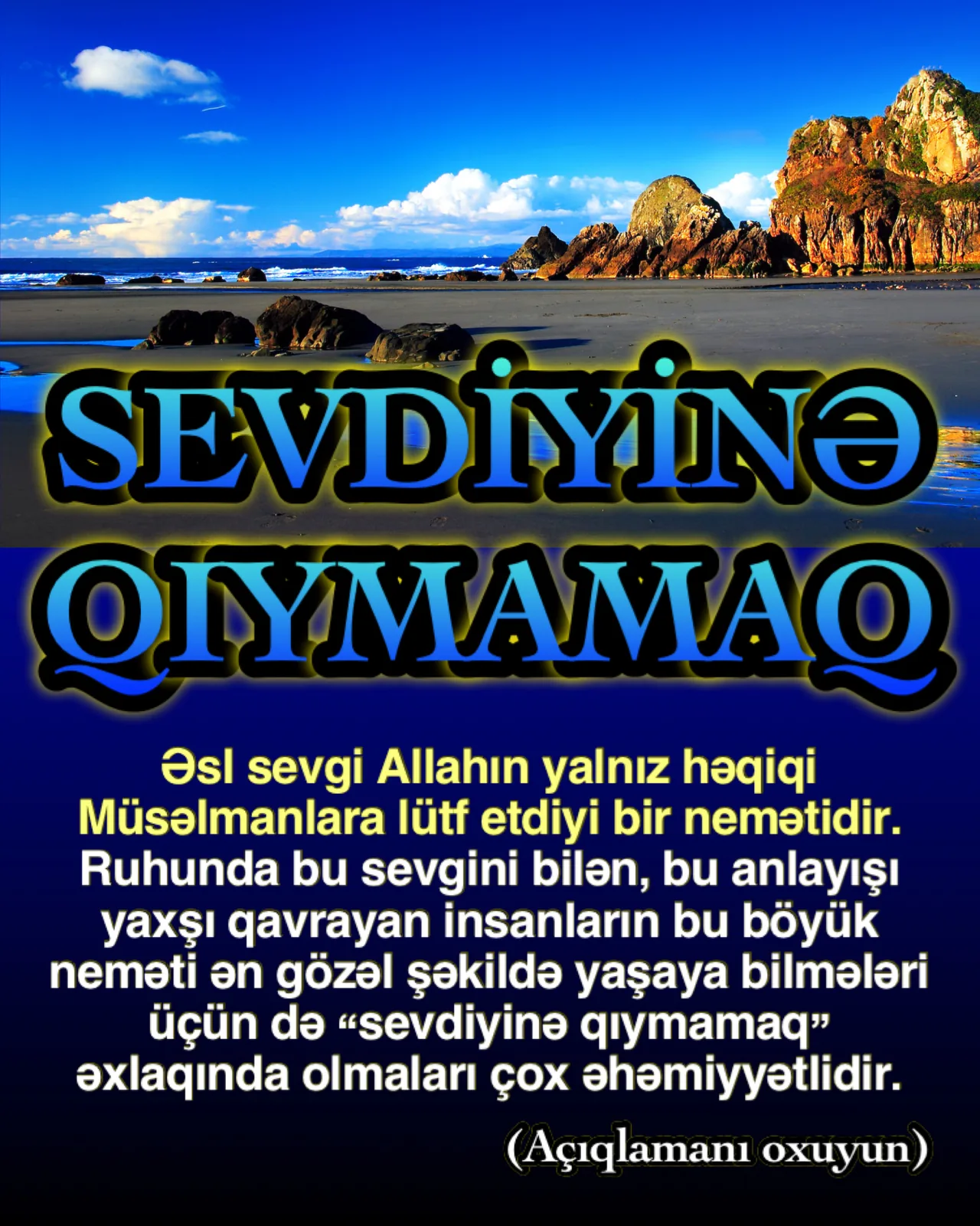 Gözəl əxlaqlı, vicdanlı, ağıllı, şəxsiyyətli bir insan təbii ki, hamı tərəfindən çox sevilir