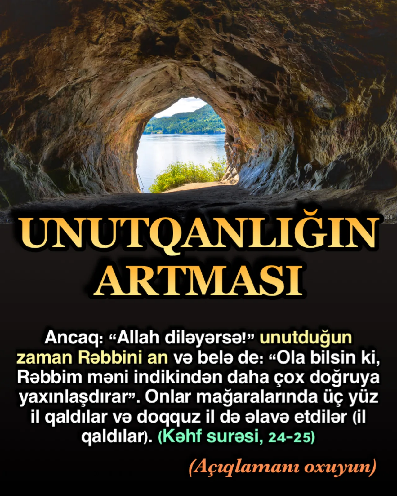 Heç bir şey haqqında: “Mən bunu sabah mütləq edəcəyəm” demə
