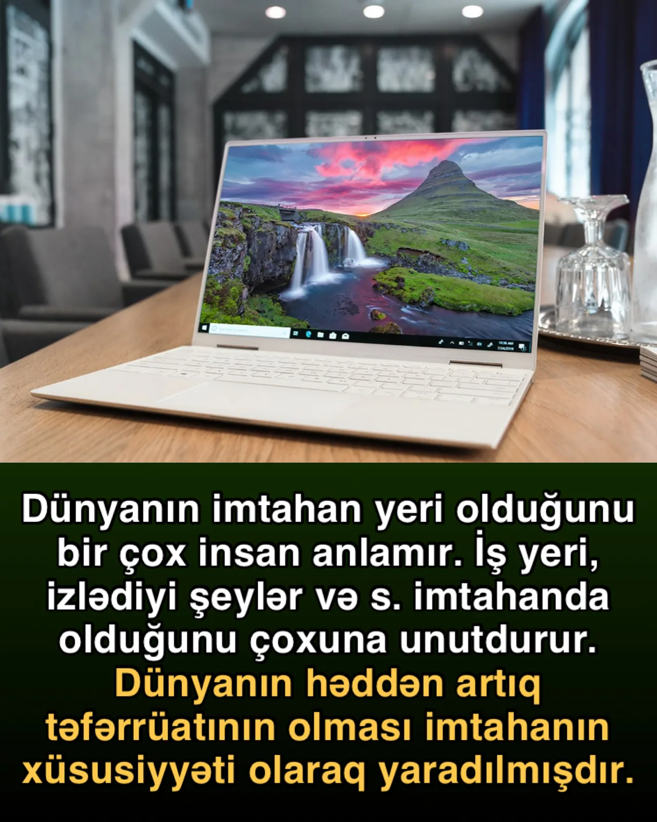Hər insan fərqli tale ilə yaradılıb