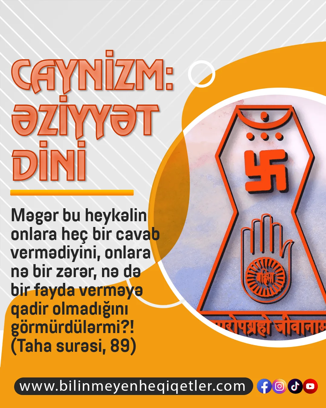 Caynizm: Əziyyət dini
