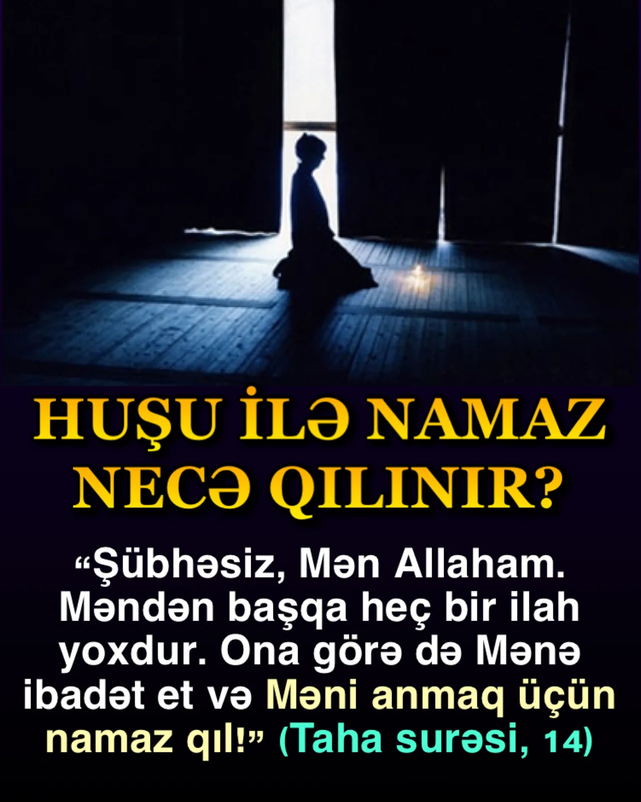 Huşu, “hörmət dolu qorxu" mənasını verər