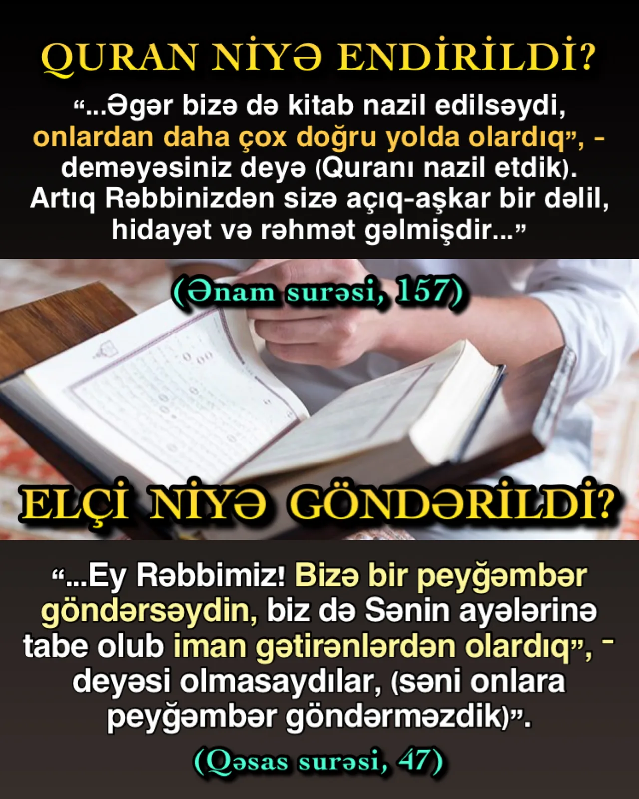 Hz. Məhəmməd son peyğəmbər, Quran son kitabdır