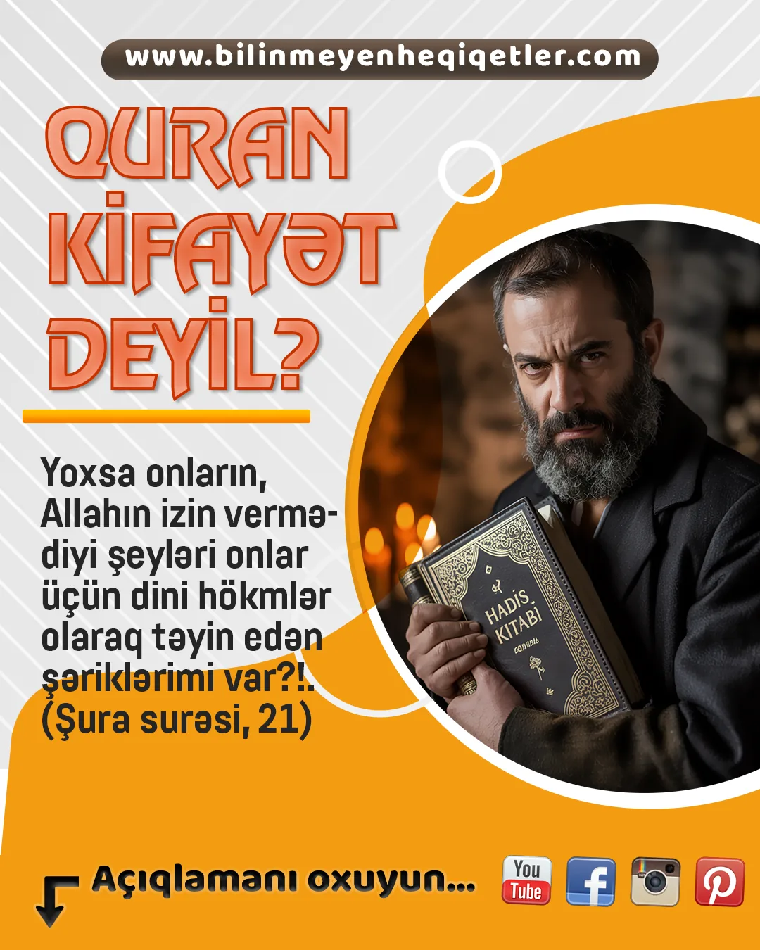İlahi vəhyin son və mükəmməl forması olan Qurani-Kərim, bəşəriyyət üçün zəruri olan bütün