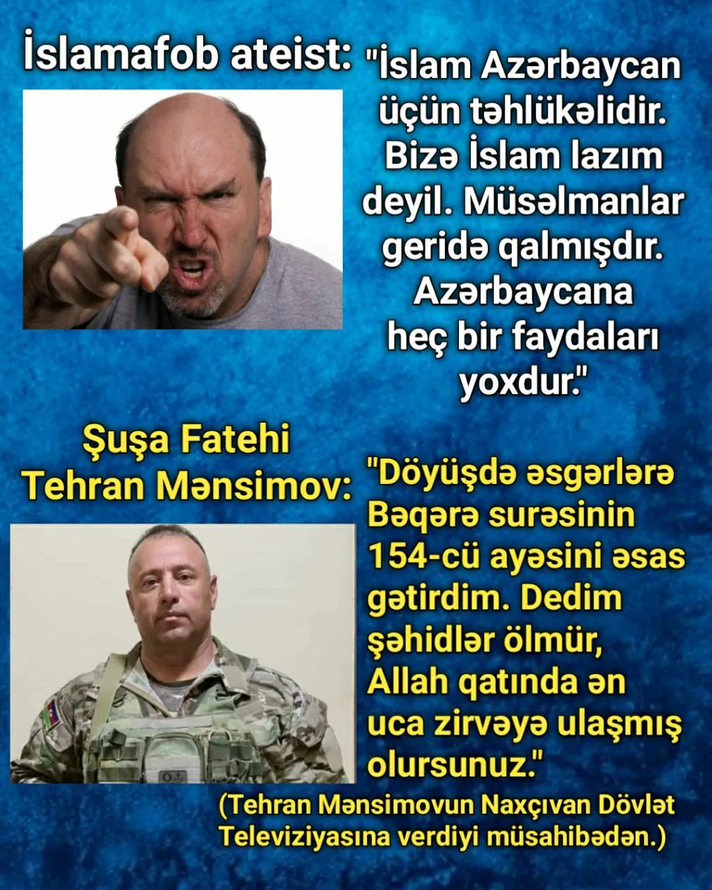 İman edənlərə Quranda bildirilən sirlərdən biri də Allah yolunda ölənlərin əslində “ölü”