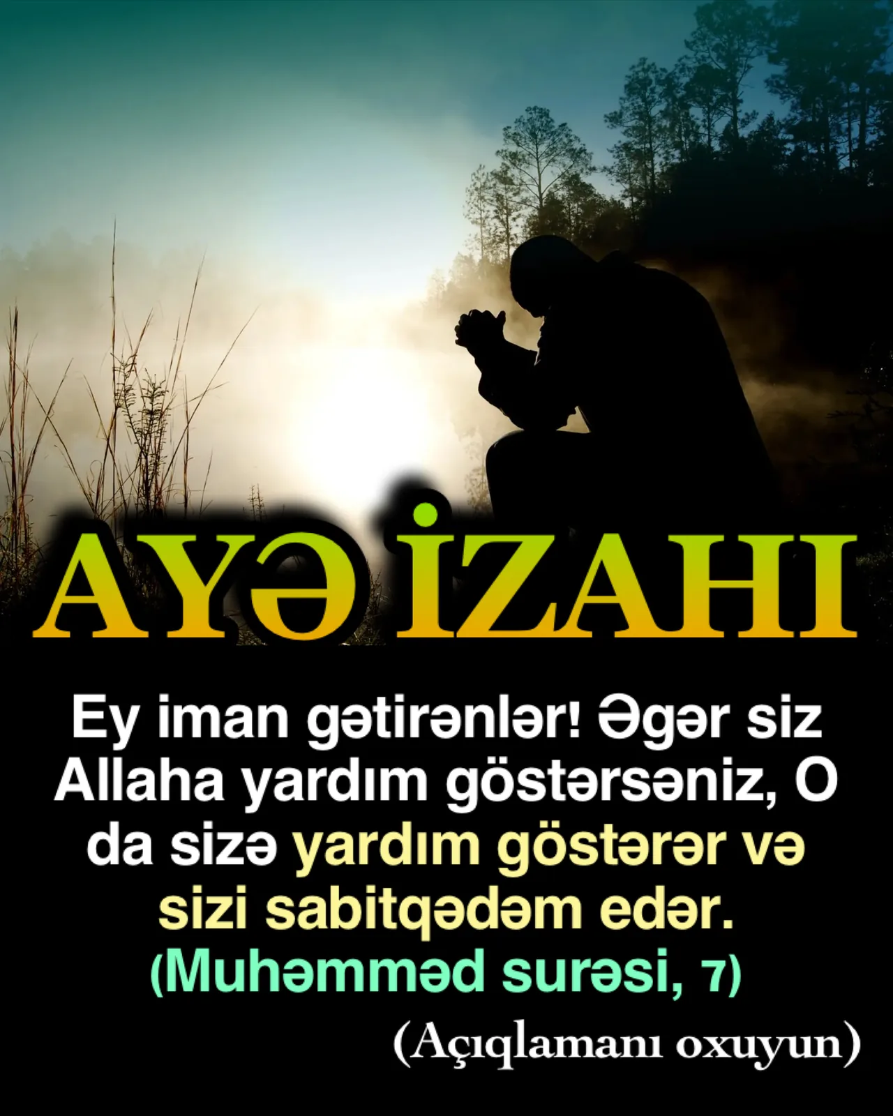 İman gətirənlər həyatı boyu Quran əxlaqını insanlar arasında yaymaq və insanların Allaha iman (2)