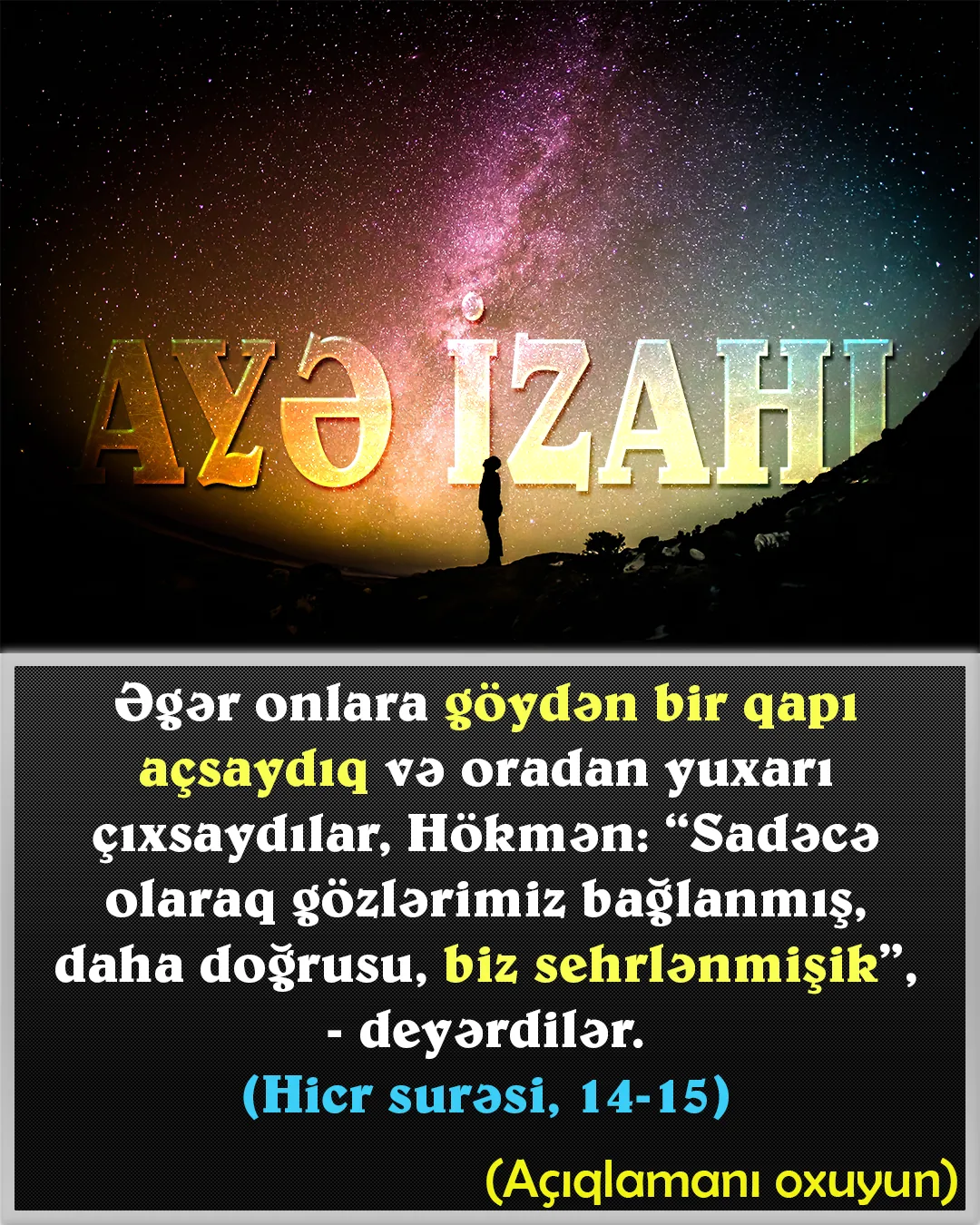 İnanmayanlar arasında möcüzə görməyə çox böyük istək var