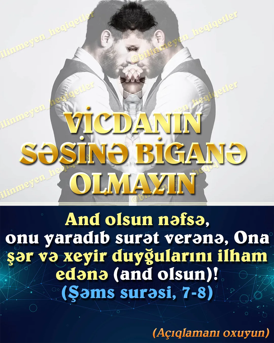 İnsan dünyada olduğu müddət boyunca yaşadığı hər hadisəyə göstərdiyi reaksiyalarla və içindən
