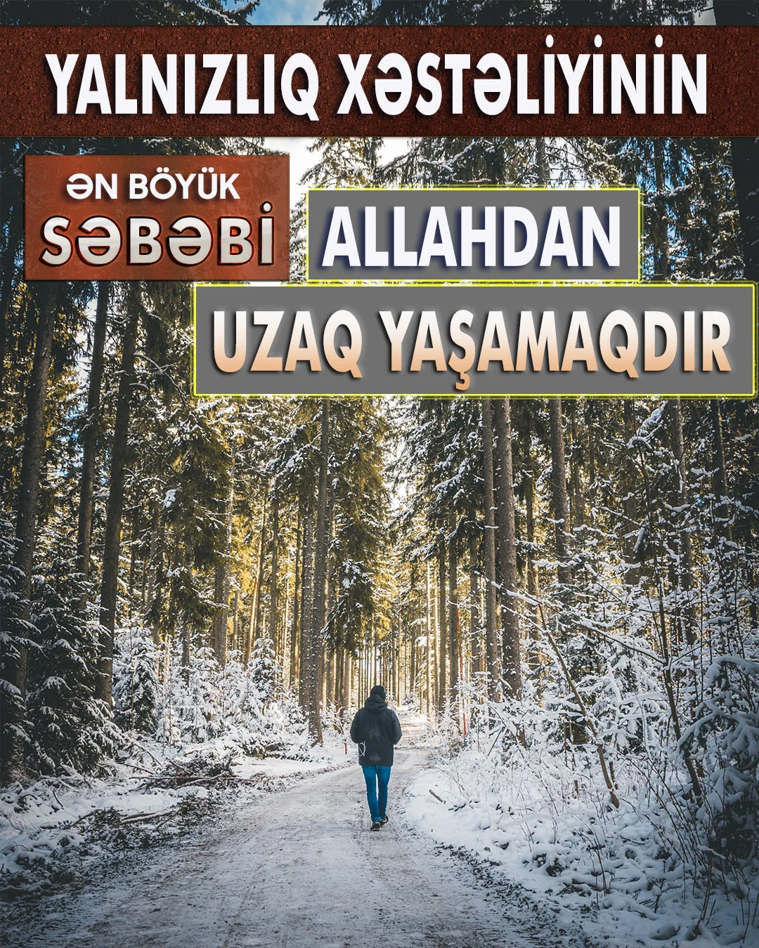 İnsan gözəllikdən zövq alacaq şəkildə yaradılıb