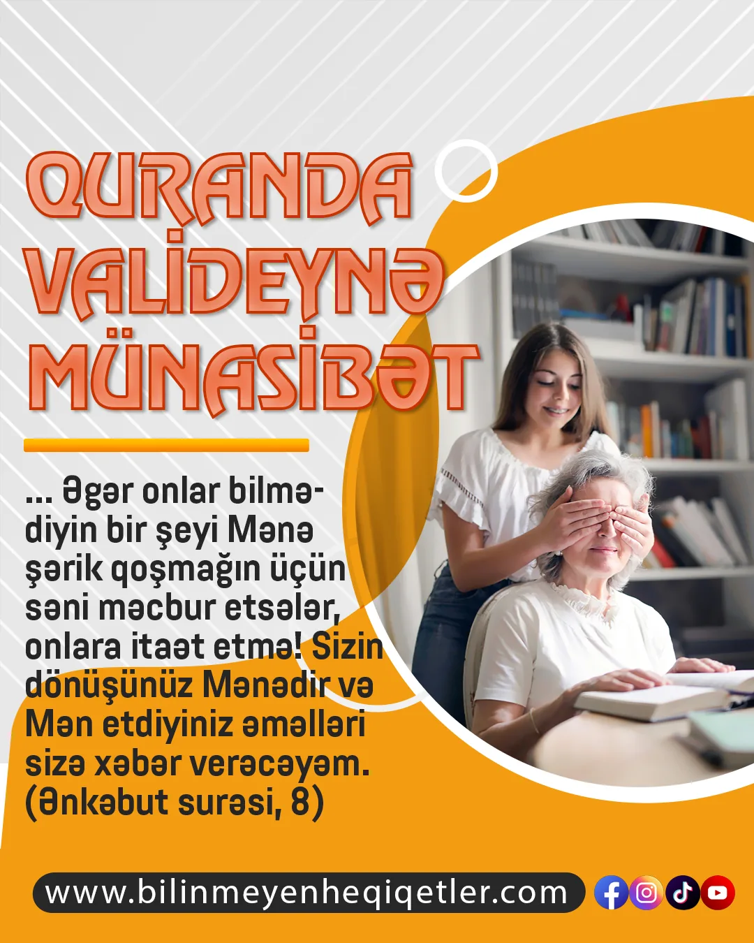 İnsan, Quran əxlaqını yaşamağa başlamazdan əvvəl bütün həyatını Allahın kitabındakı