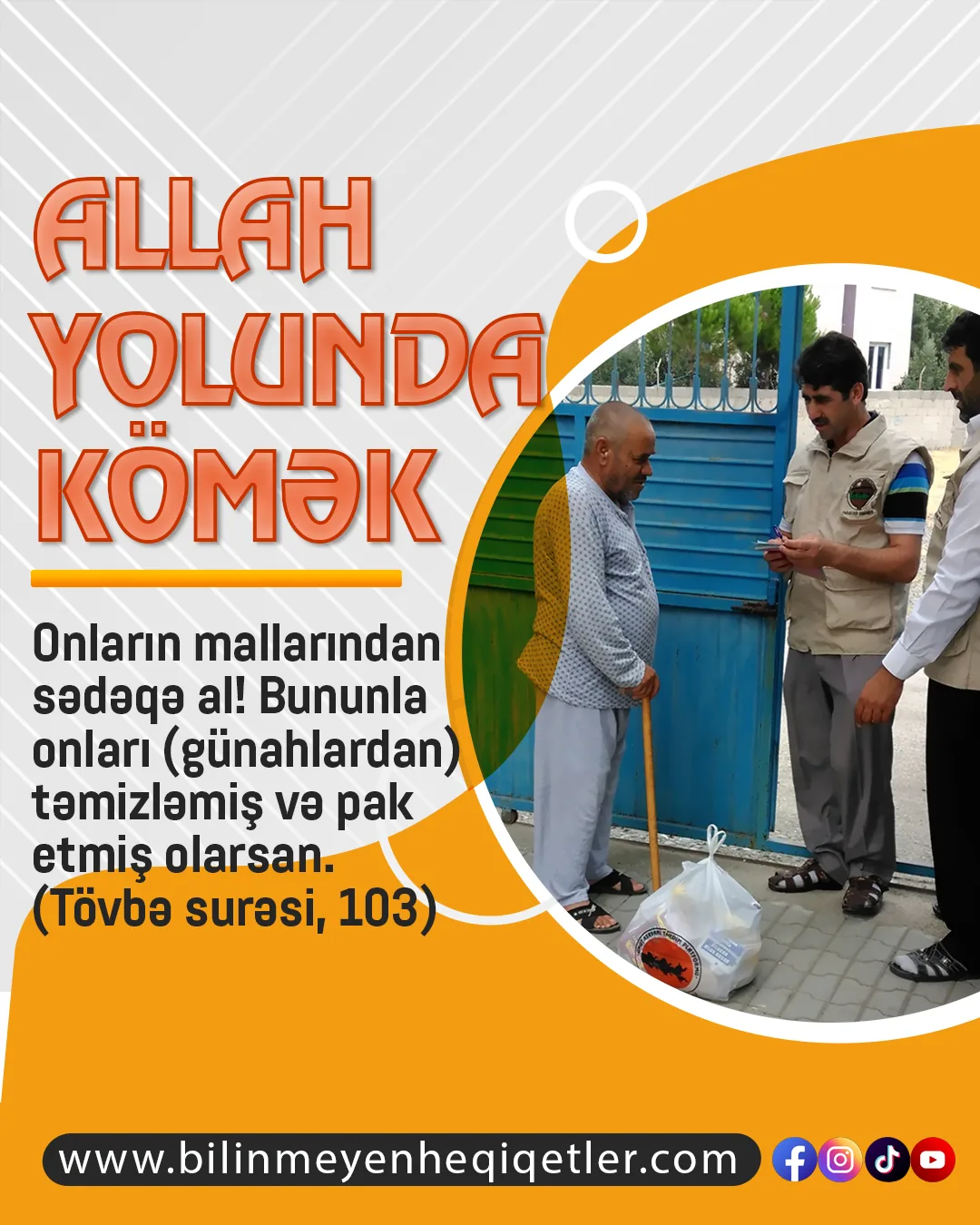 İnsanı maddi və mənəvi pis əməllərdən təmizləyən, nəfsini tərbiyə edərək Allahın məmnun olduğu