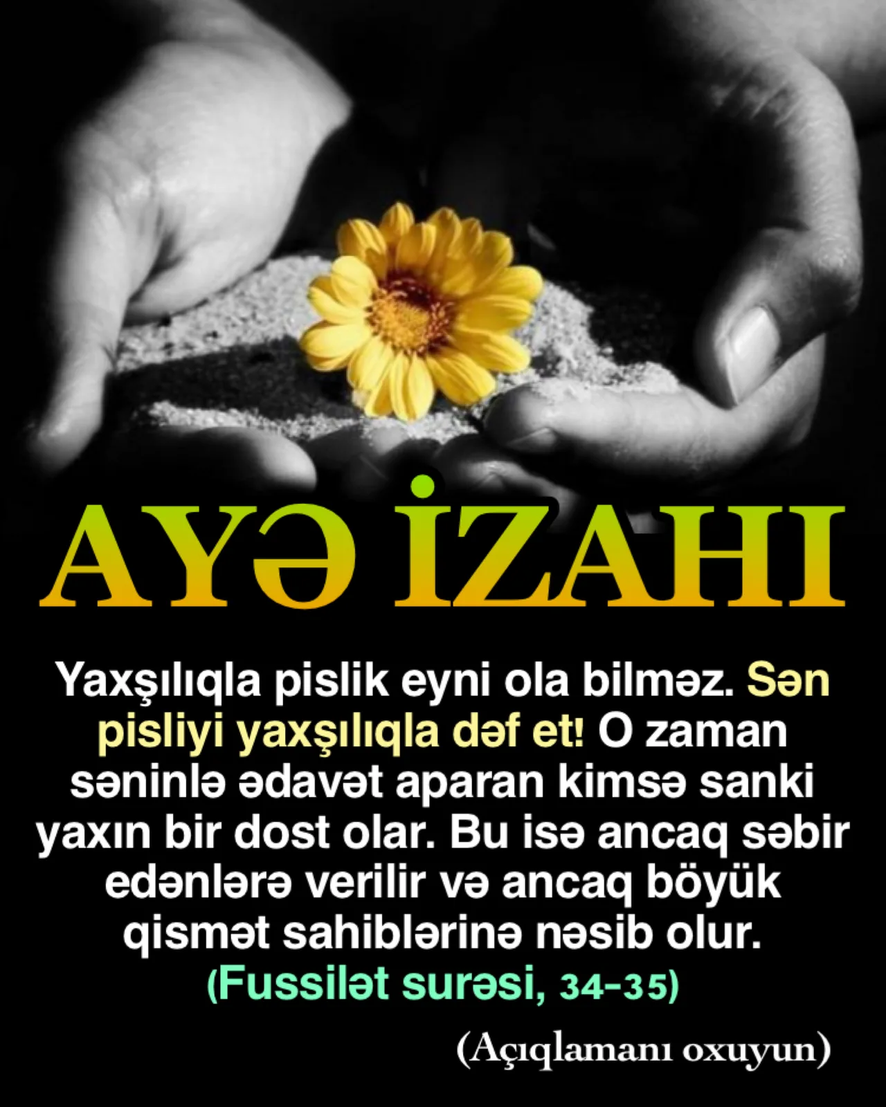 İnsanlar, həmişə hüzur, rahatlıq içində yaşadıqları, dostluq və sevincin olduğu mühiti