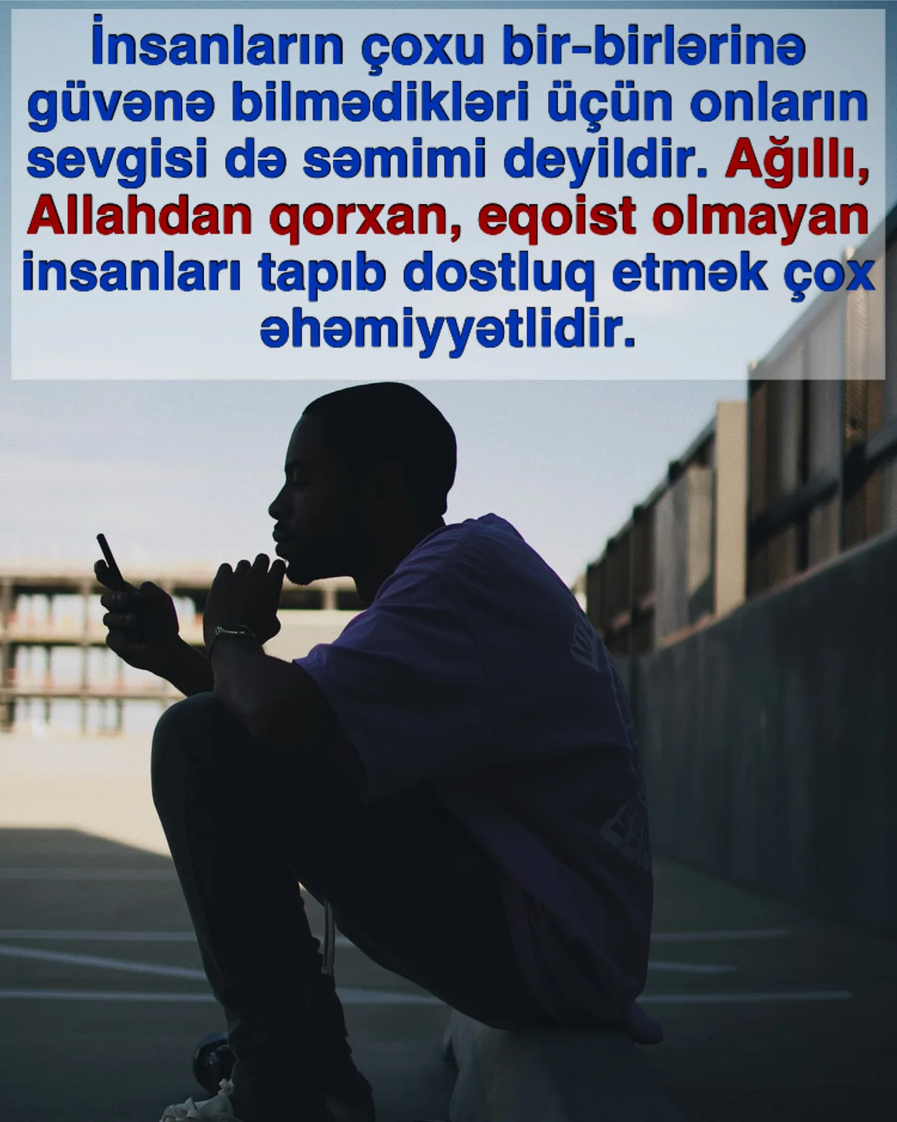İnsanlar niyə bir-birinə etibar etmir?
